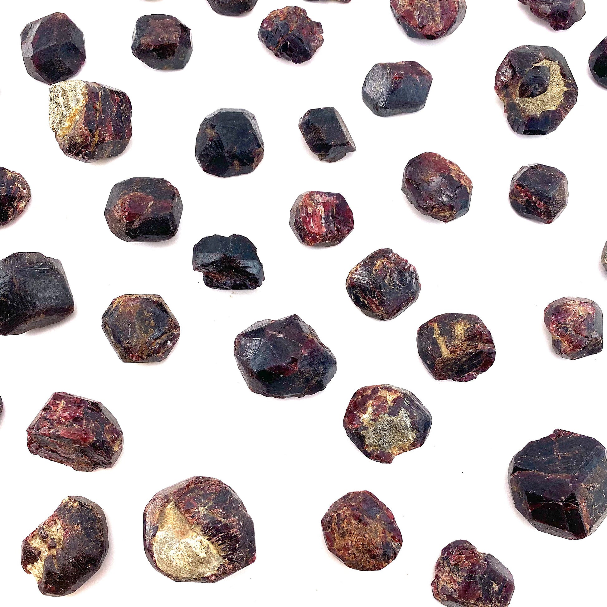 ONE Raw Almandine Garnet, red garnet, raw crystals, rough red garnet, garnet chunk