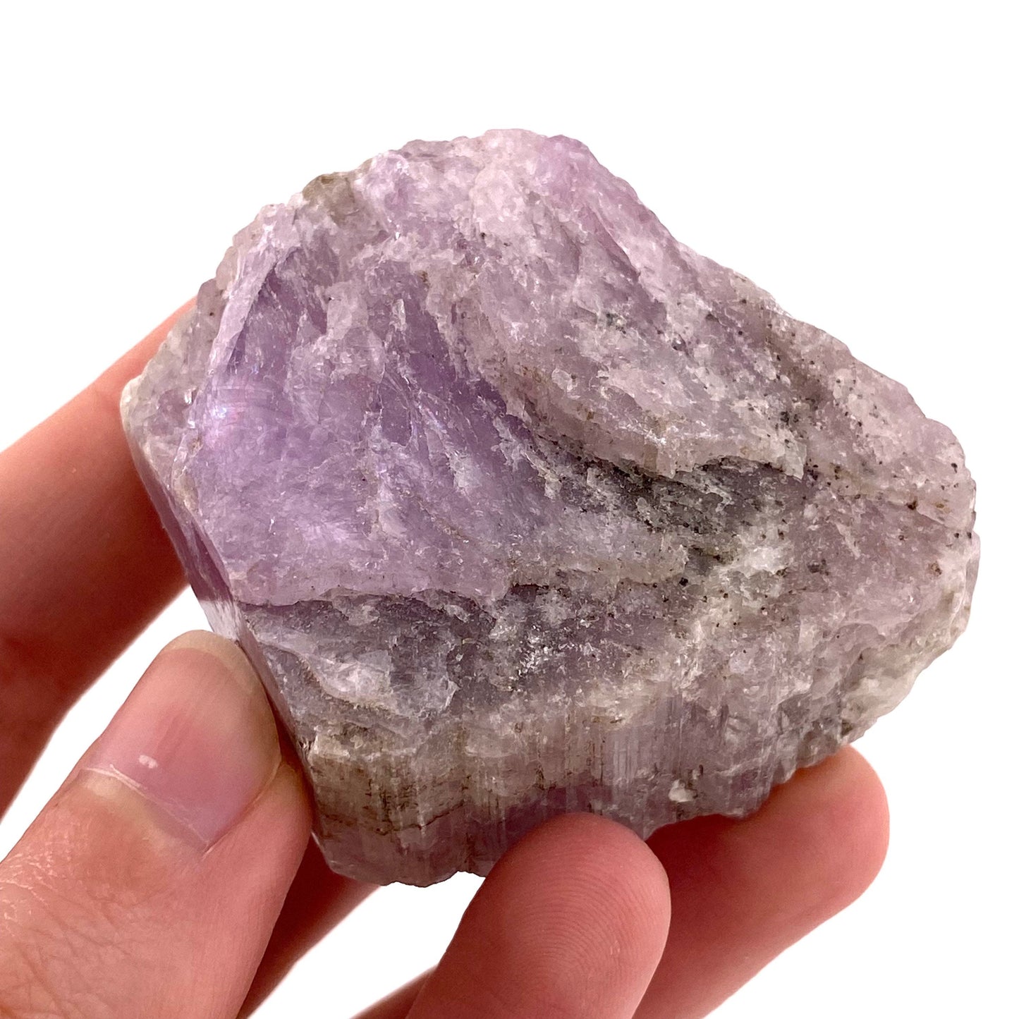 Gemmy Lavender Kunzite (Pakistan), pink kunzite specimen, spodumene, kunzite crystal, raw kunzite, mineral specimen