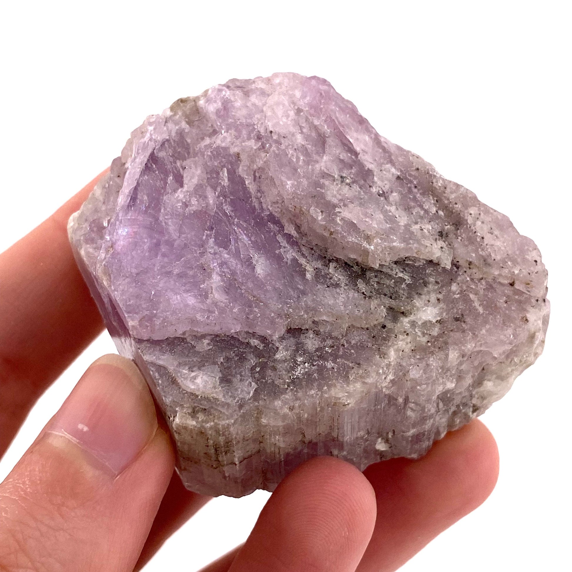 Gemmy Lavender Kunzite (Pakistan), pink kunzite specimen, spodumene, kunzite crystal, raw kunzite, mineral specimen