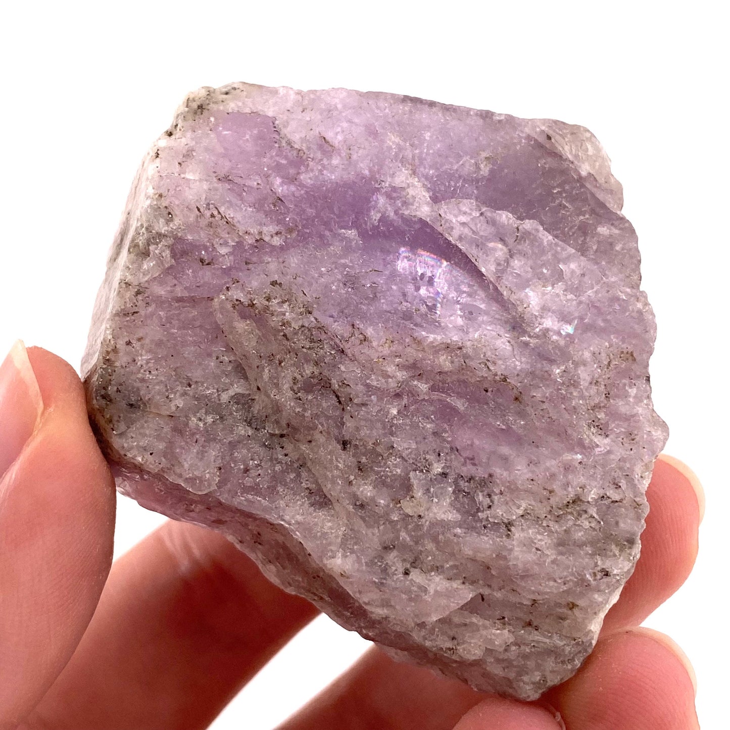 Gemmy Lavender Kunzite (Pakistan), pink kunzite specimen, spodumene, kunzite crystal, raw kunzite, mineral specimen