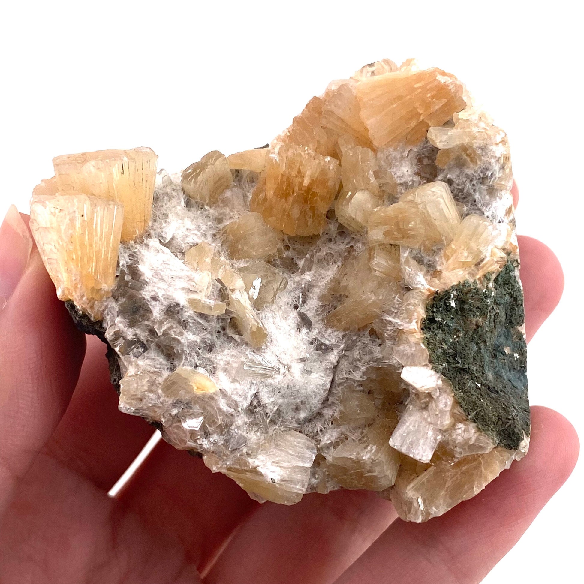 Stilbite (India) | peach stilbite, stilbite specimen, mineral specimen