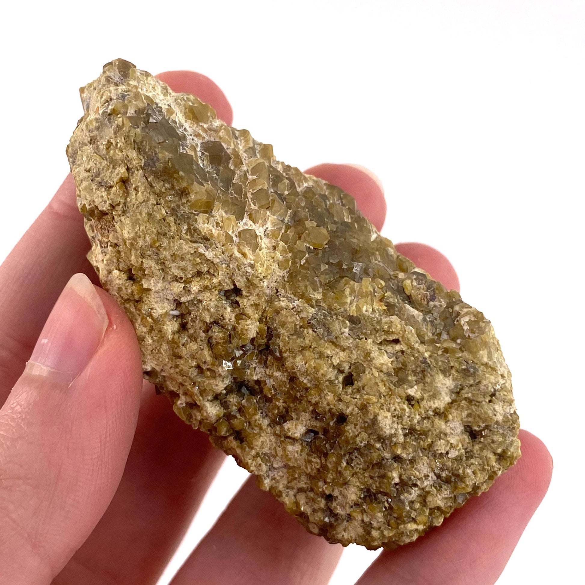 Andradite Garnet (Arizona, USA) | green garnet, raw garnet crystal, andradite garnet crystal, raw green garnet