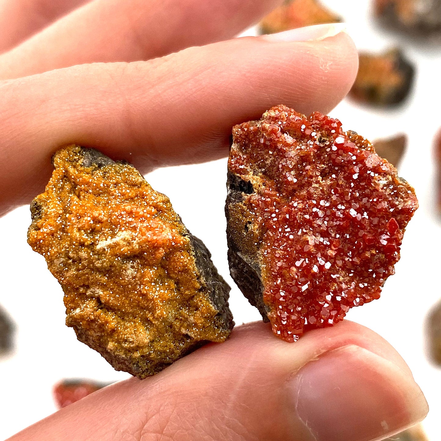ONE Mini Vanadinite Cluster (Arizona, USA) | raw vanadinite, vanadinite specimen, vanadinite crystal, mineral specimen