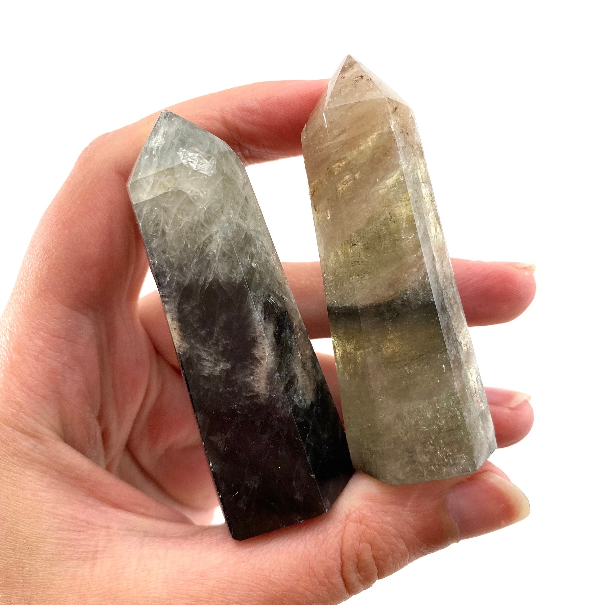 Grey Moonstone Point, grey moonstone tower, crystal point, grey moonstone crystal, grey moonstone