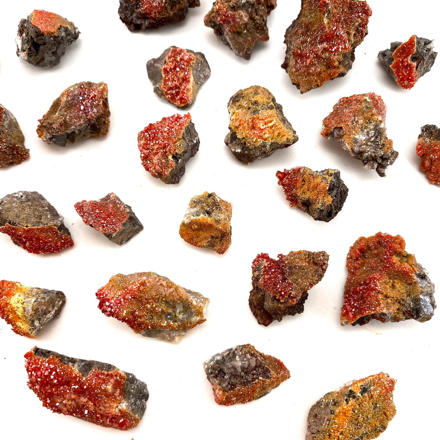 ONE Mini Vanadinite Cluster (Arizona, USA) | raw vanadinite, vanadinite specimen, vanadinite crystal, mineral specimen