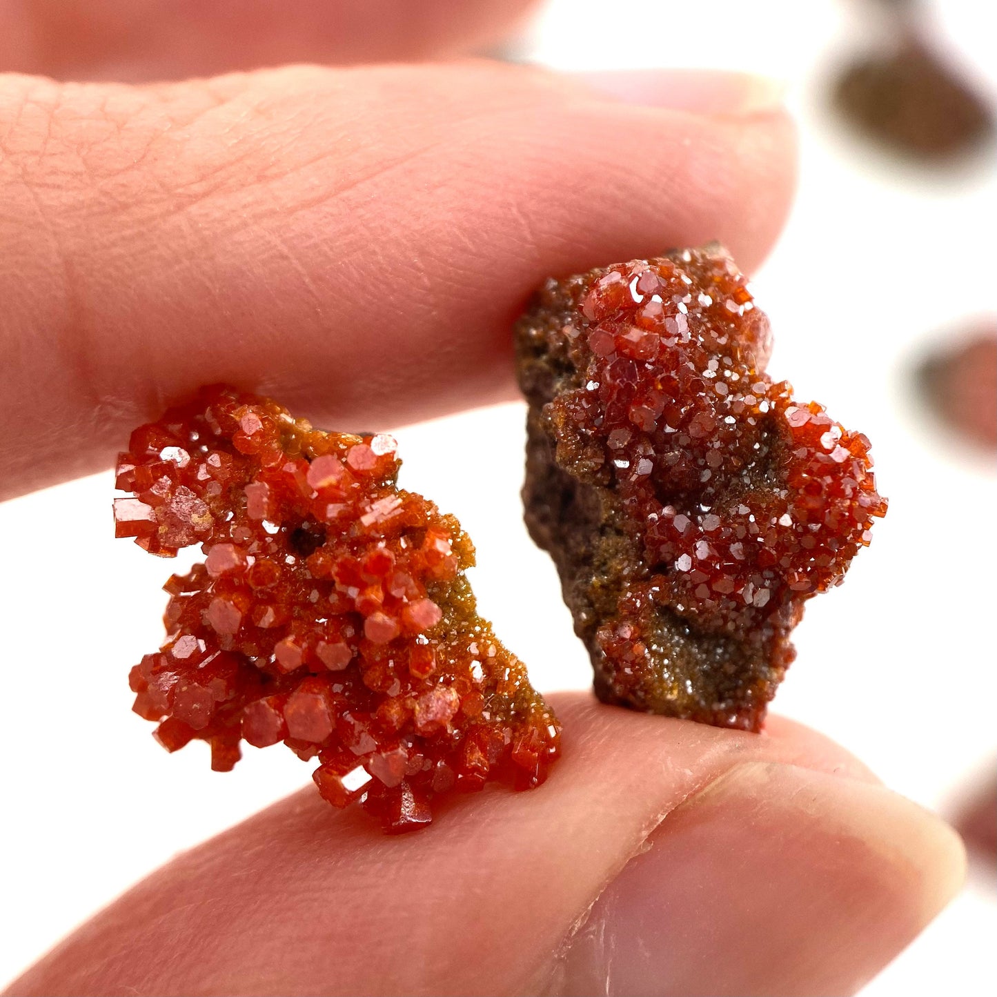 ONE Mini Vanadinite Cluster (Arizona, USA) | raw vanadinite, vanadinite specimen, vanadinite crystal, mineral specimen