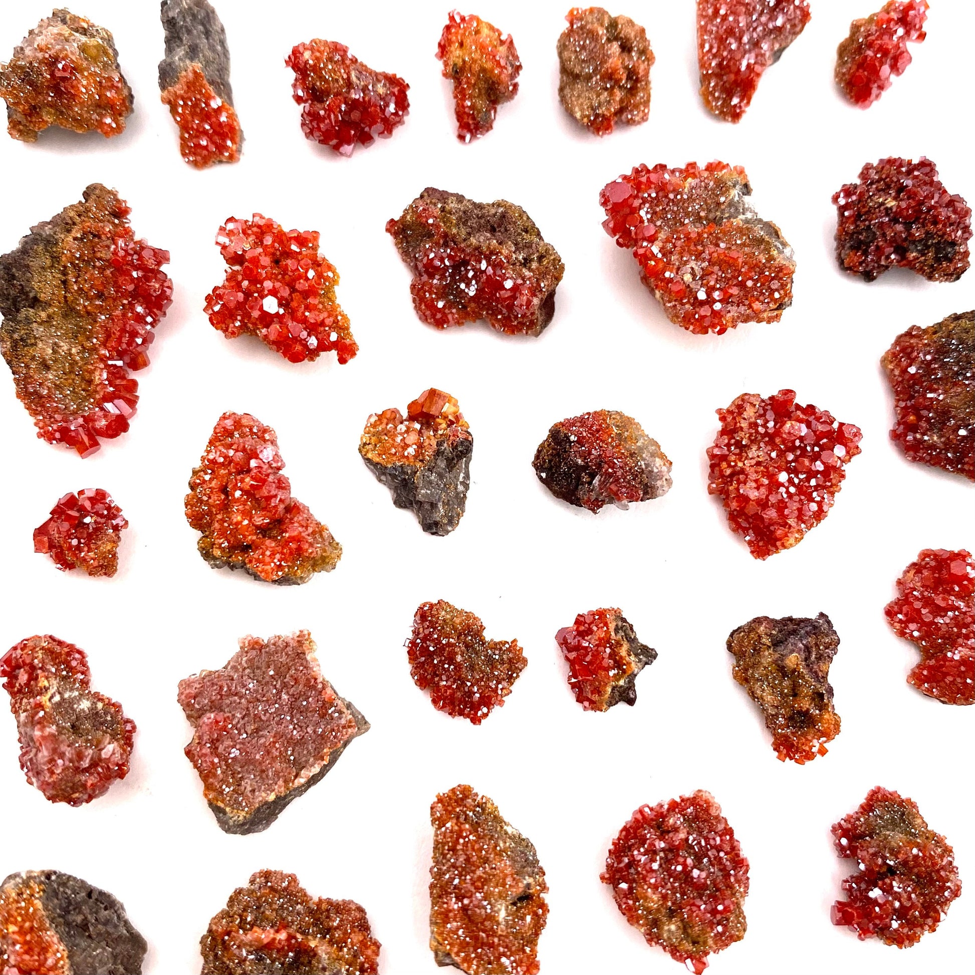 ONE Mini Vanadinite Cluster (Arizona, USA) | raw vanadinite, vanadinite specimen, vanadinite crystal, mineral specimen