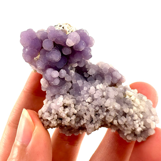 Grape Amethyst (Indonesia) | Grape Agate, purple grape agate, grape agate cluster, mineral specimen, crystals, gemstone 