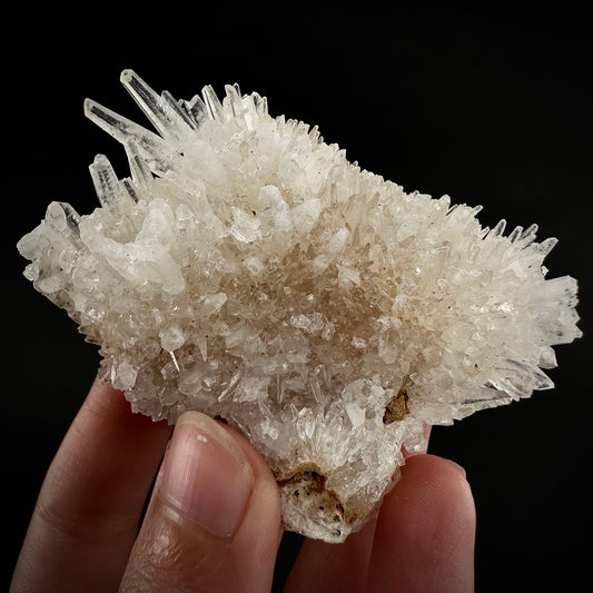 Calcite Cluster (Indonesia) | Scalenohedral calcite, white calcite, calcite crystal, hedgehog calcite, crystals, mineral specimen