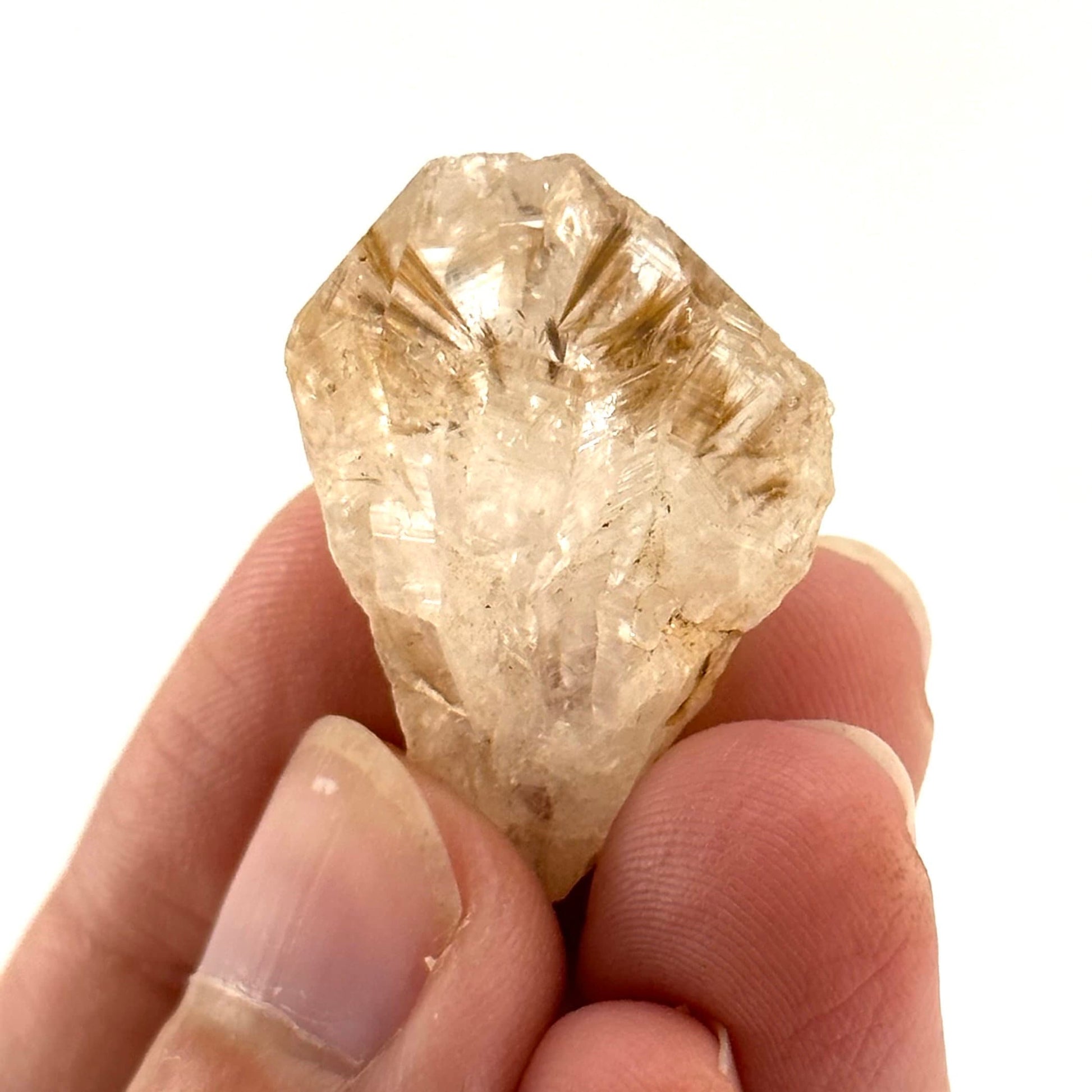 Rare! ONE Goethite Quartz Point (Madagascar), goethite included quartz, crystal, amethyst crystal goethite included quartz, mineral specimen