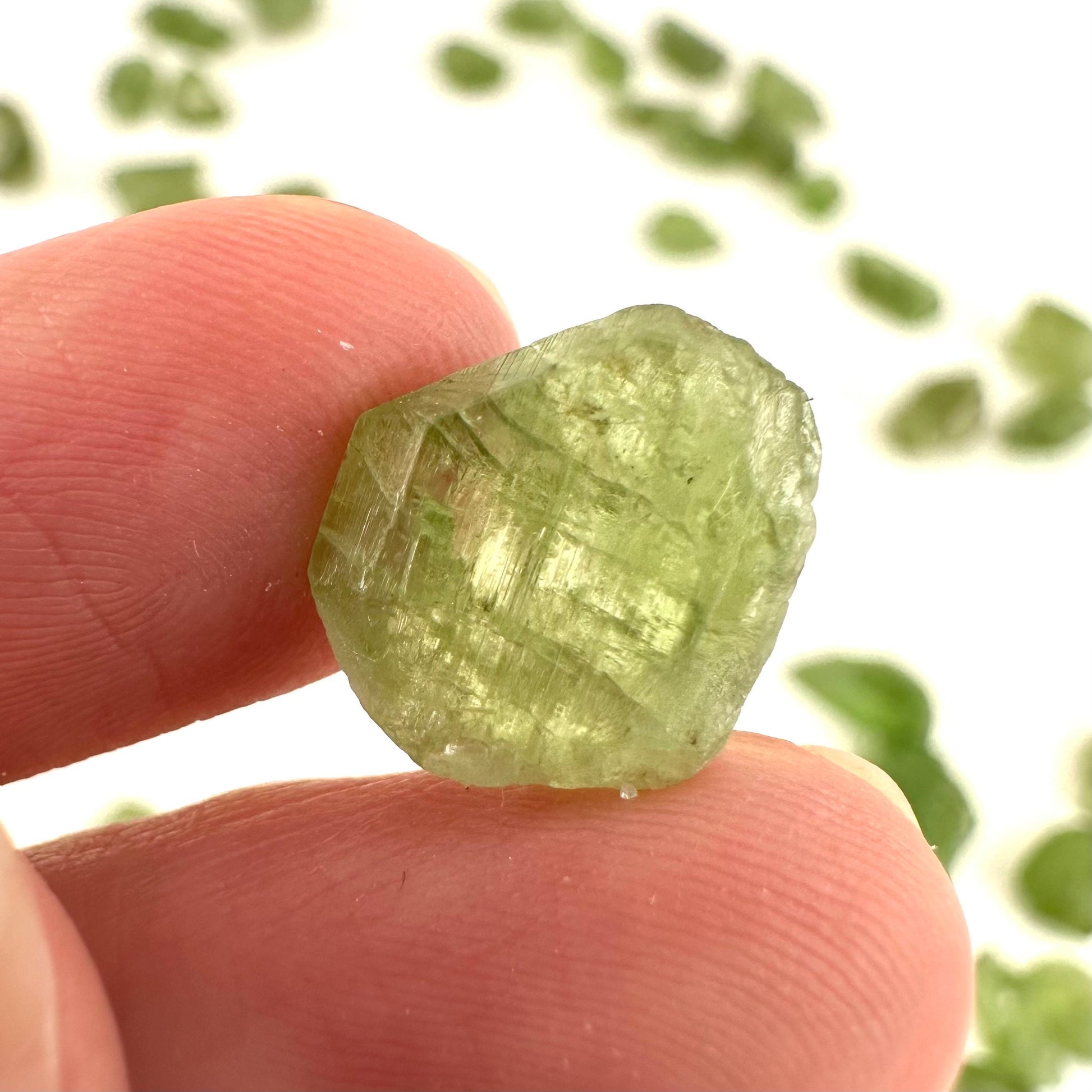ONE Chromium Diopside Crystal (Afghanistan) | chrome diopside, diopside specimen, green diopside, diopside crystal, mineral specimen, crysta