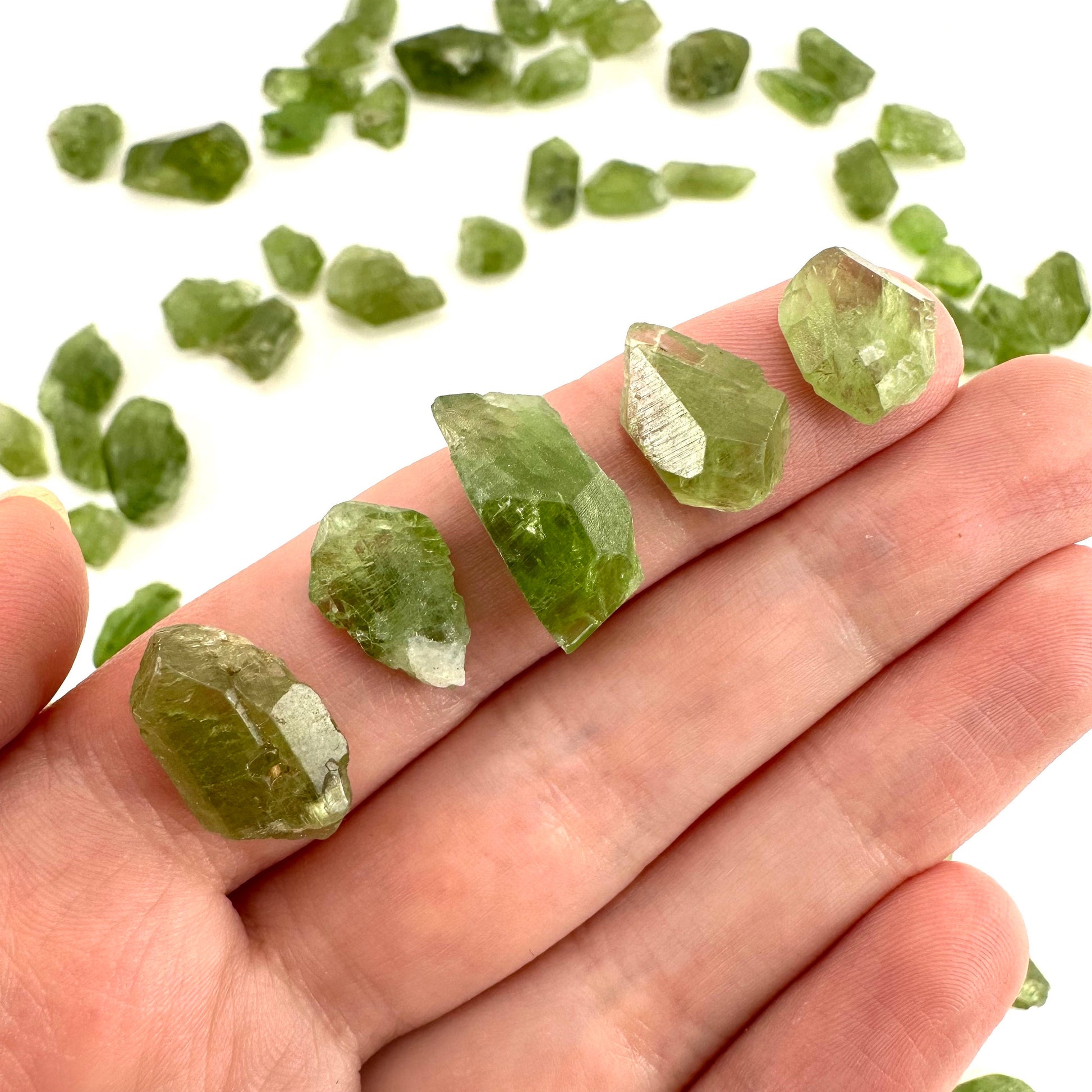 ONE Chromium Diopside Crystal (Afghanistan) | chrome diopside, diopside specimen, green diopside, diopside crystal, mineral specimen, crysta