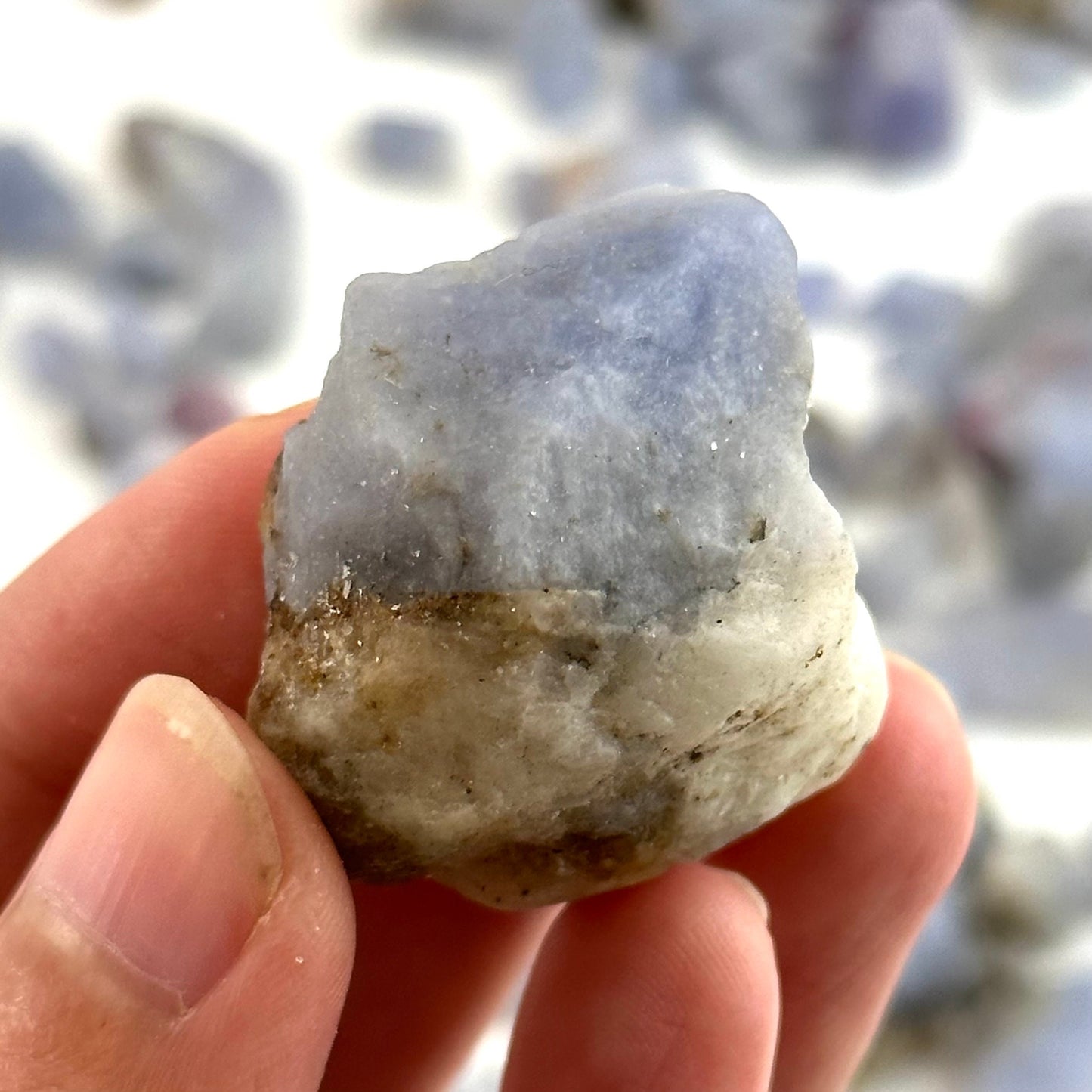 ONE Blue Hackmanite Raw Specimen | raw hackmanite, blue hackmanite, hackmanite crystal, purple hackmanite