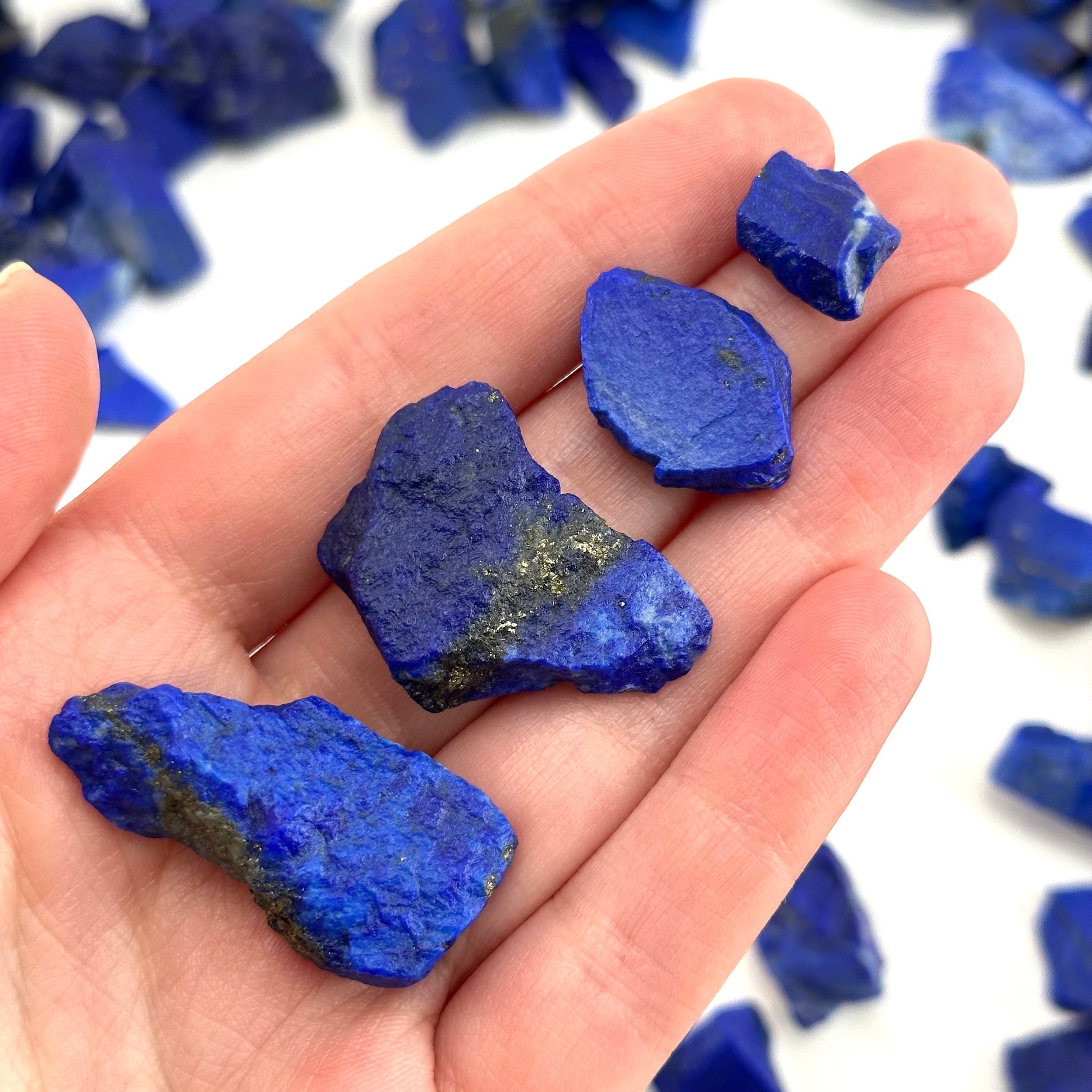 ONE Lapis Lazuli Raw, rough lapis lazuli, lapis lazuli chips, raw crystals, mineral specimen, natural lapis lazuli, raw lapis lazuli