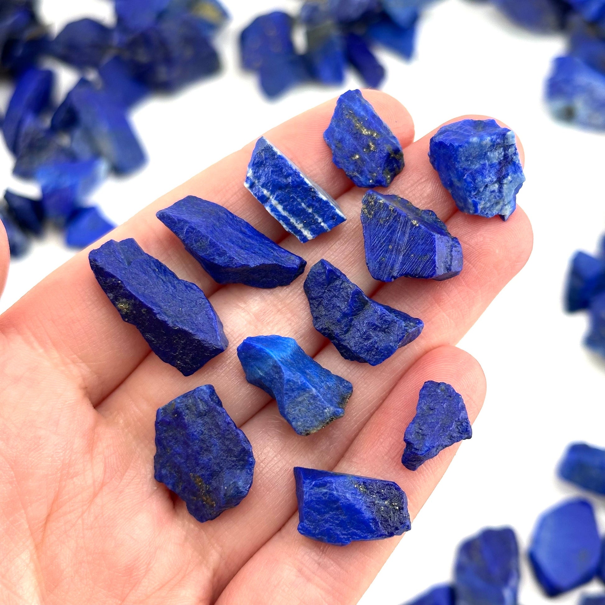 ONE Lapis Lazuli Raw, rough lapis lazuli, lapis lazuli chips, raw crystals, mineral specimen, natural lapis lazuli, raw lapis lazuli