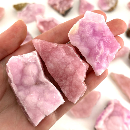 ONE Pink Aragonite Cluster (Afghanistan) | pink aragonite specimen, raw aragonite, pink aragonite crystal
