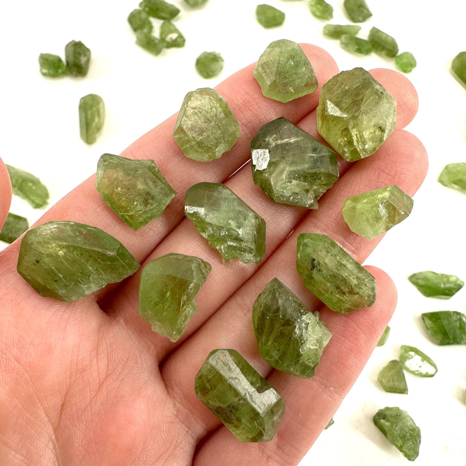 ONE Chromium Diopside Crystal (Afghanistan) | chrome diopside, diopside specimen, green diopside, diopside crystal, mineral specimen, crysta