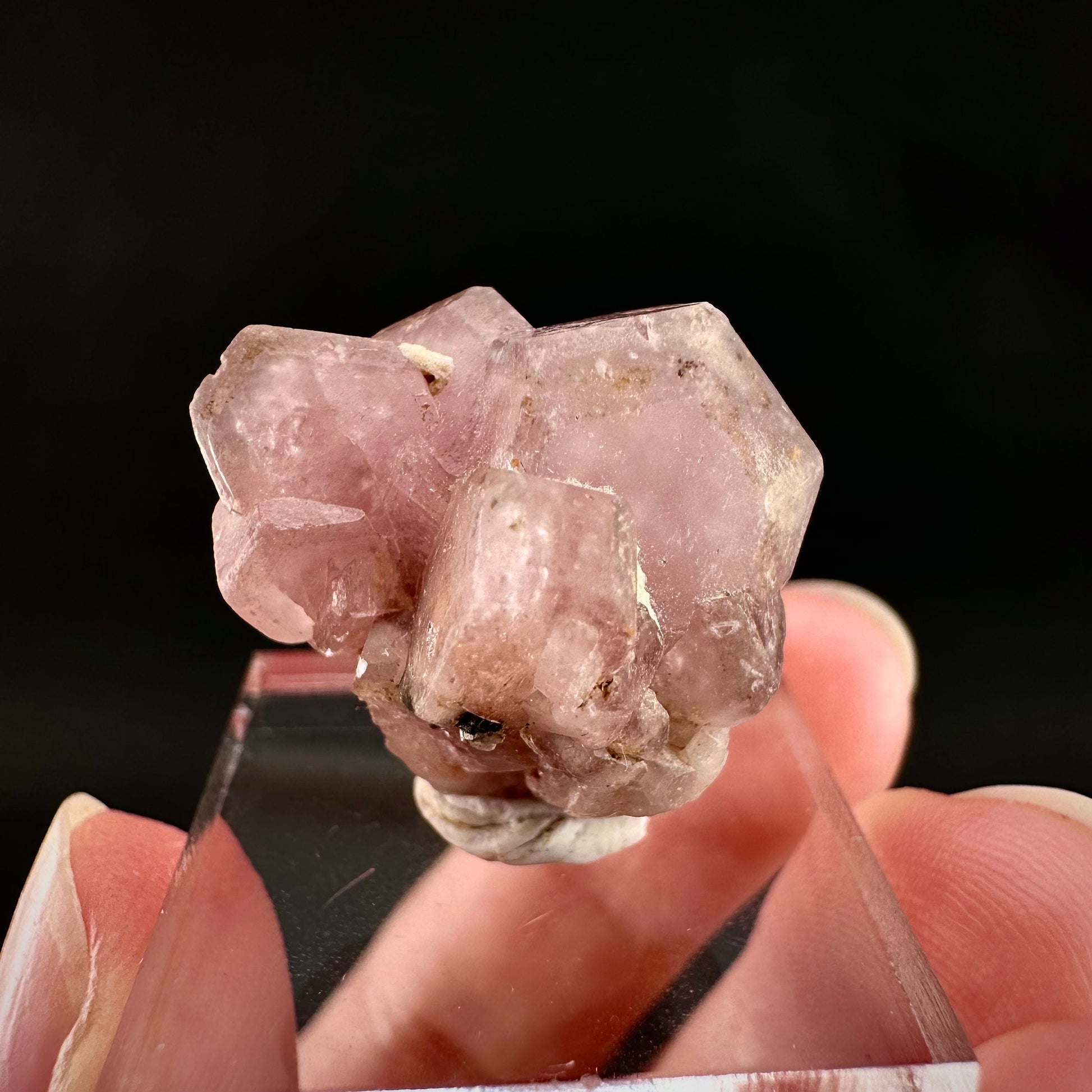 Pink Fluorapatite (Pakistan), natural pink apatite, terminated apatite crystal, mineral specimen, rare gems