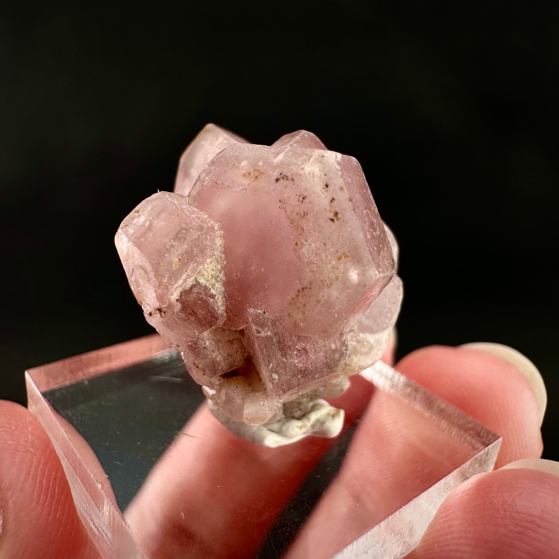Pink Fluorapatite (Pakistan), natural pink apatite, terminated apatite crystal, mineral specimen, rare gems