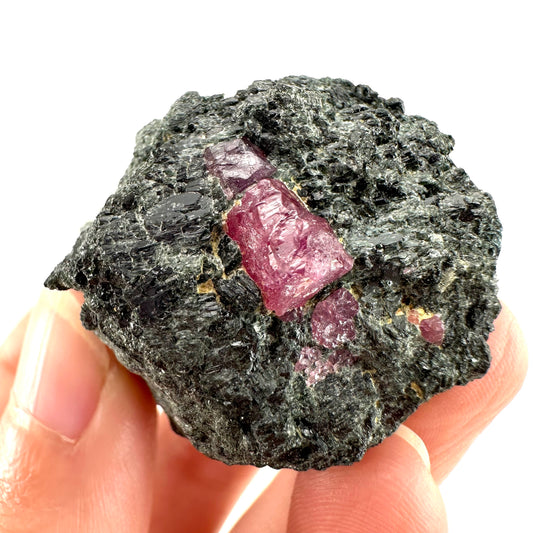 Natural Ruby on Matrix (Tanzania) | natural red ruby, red ruby, authentic ruby, corundum var. ruby, mineral specimen