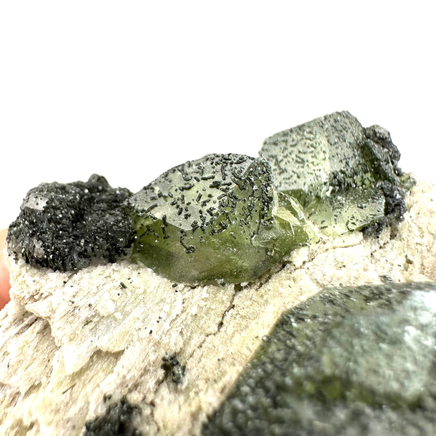 Titanite with Chlorite on Matrix (Pakistan) | sphene specimen, sphene titanite, titanite crystal, sphene crystal, rare minerals