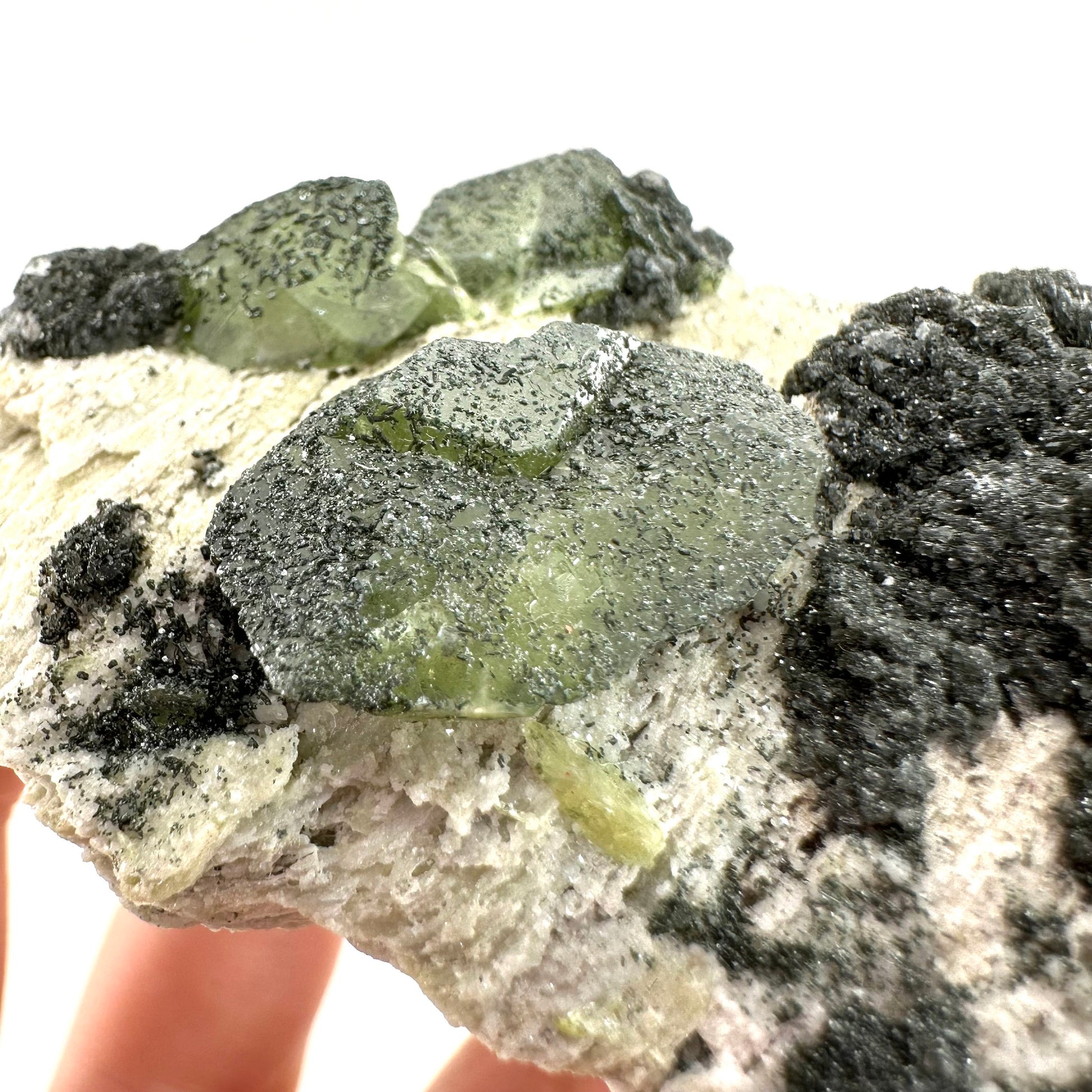 Titanite with Chlorite on Matrix (Pakistan) | sphene specimen, sphene titanite, titanite crystal, sphene crystal, rare minerals