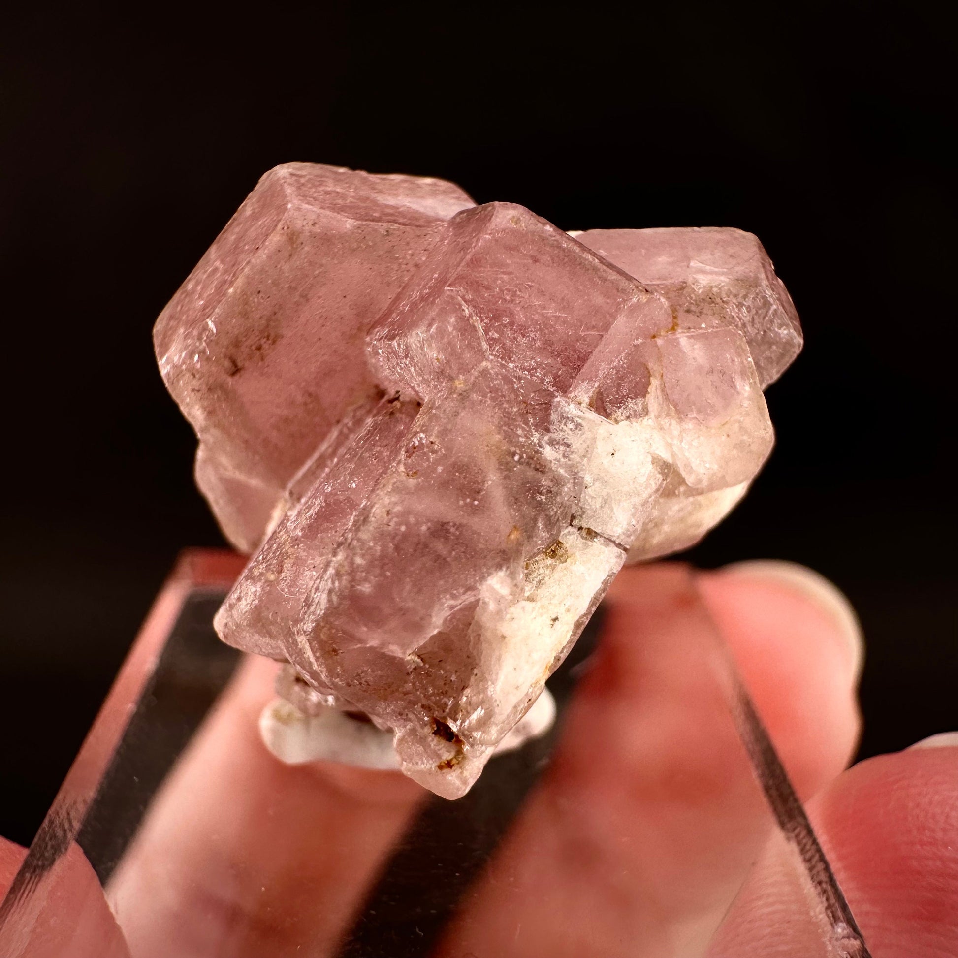Pink Fluorapatite (Pakistan), natural pink apatite, terminated apatite crystal, mineral specimen, rare gems