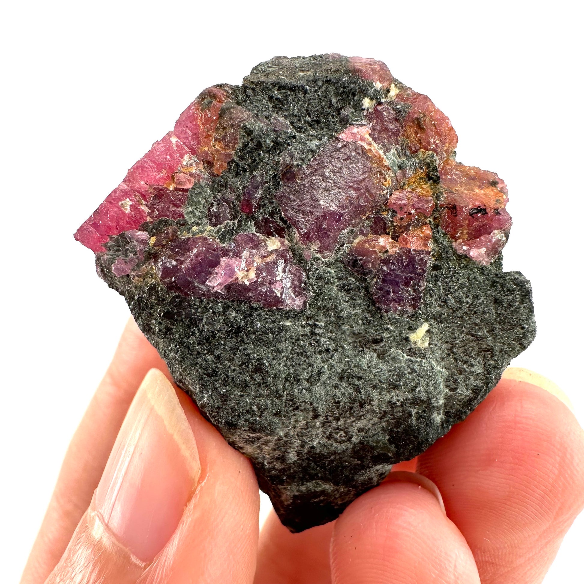 Natural Ruby on Matrix (Tanzania) | natural red ruby, red ruby, authentic ruby, corundum var. ruby, mineral specimen