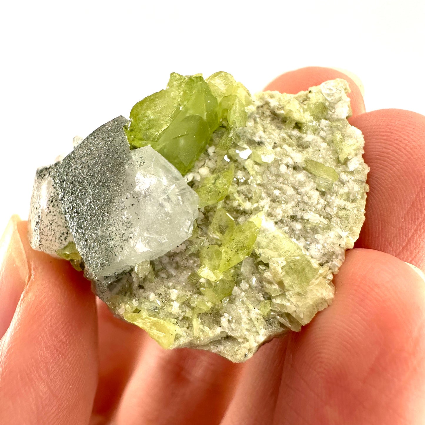 Titanite with Feldspar on Matrix (Pakistan) | sphene specimen, sphene titanite, titanite crystal, sphene crystal, rare minerals