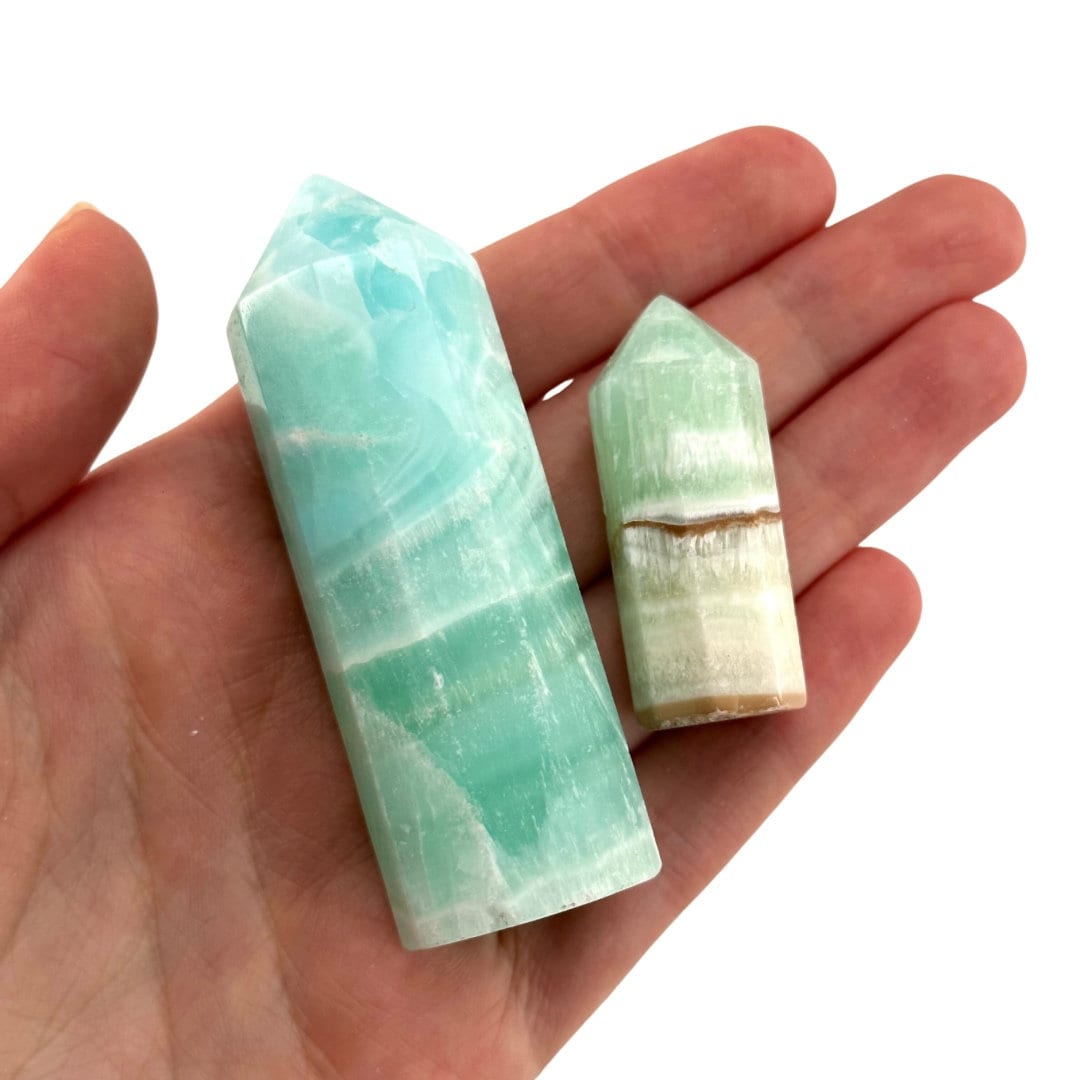 Caribbean Blue Calcite Point, blue calcite tower, crystal point, blue calcite crystal, Caribbean calcite, carribean calcite point