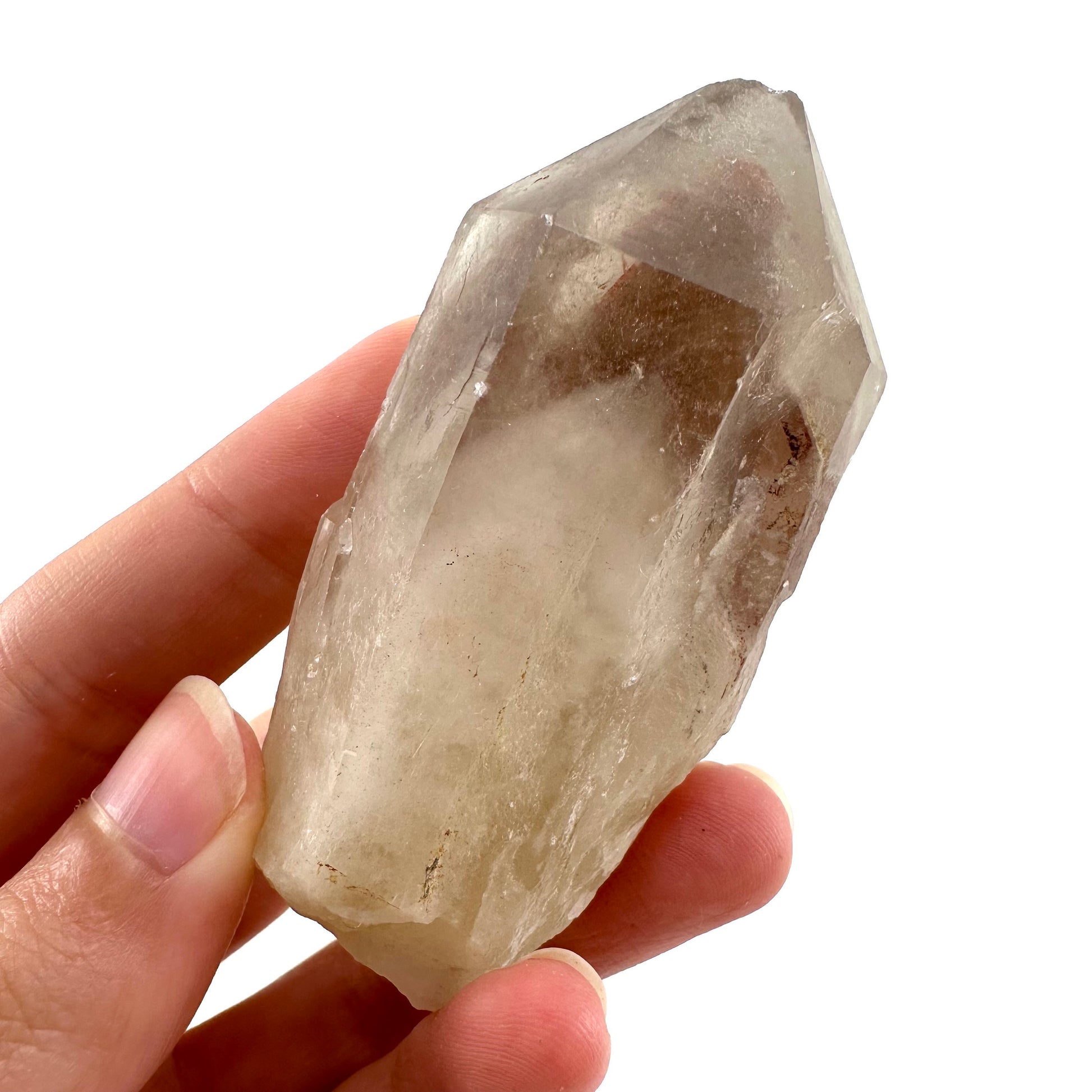 Red Hematite Quartz Cluster (Zimbabwe), quartz crystal, hematite quartz point, red phantom quartz, fire quartz