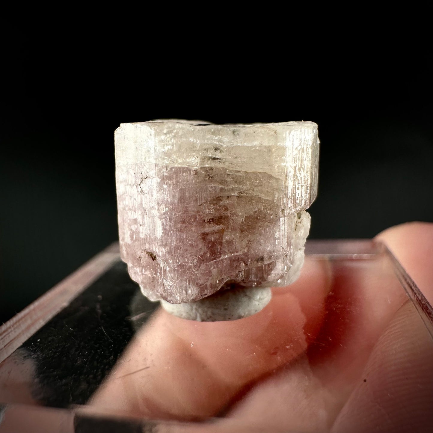Pink Fluorapatite & Albite (Pakistan), natural pink apatite, terminated apatite crystal, mineral specimen, rare gems