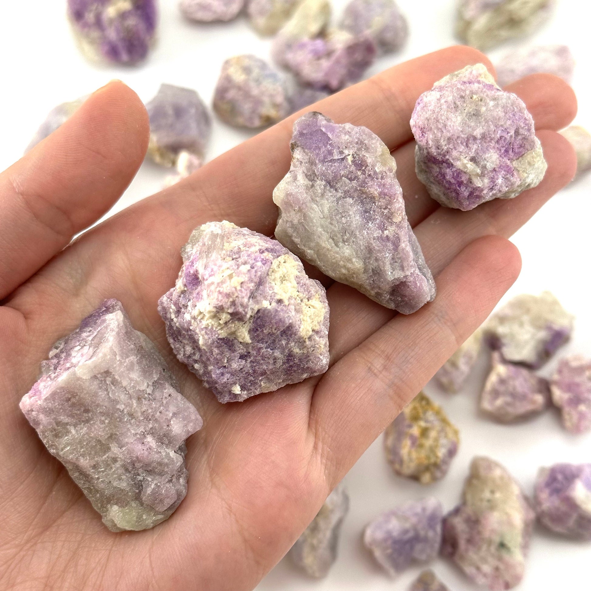 ONE UV-Reactive Hackmanite Raw Specimen | raw hackmanite, purple hackmanite, hackmanite crystal, mineral specimen