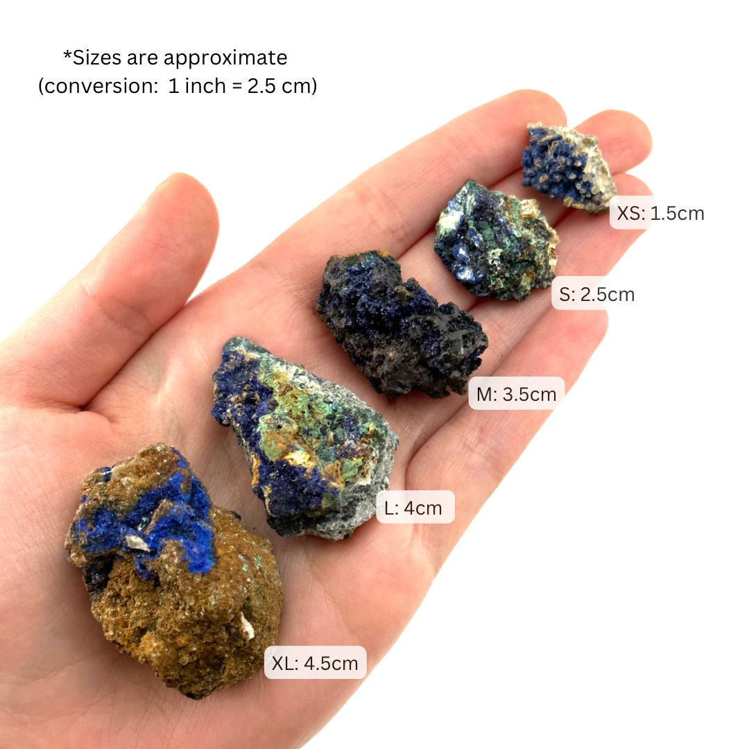 ONE Azurite Cluster (Indonesia) | raw azurite, azurite specimen, sparkly azurite, blue azurite