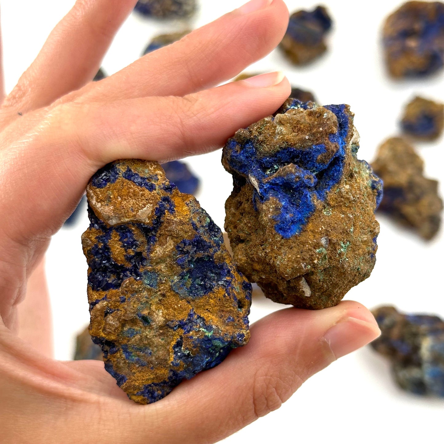ONE Azurite Cluster (Indonesia) | raw azurite, azurite specimen, sparkly azurite, blue azurite