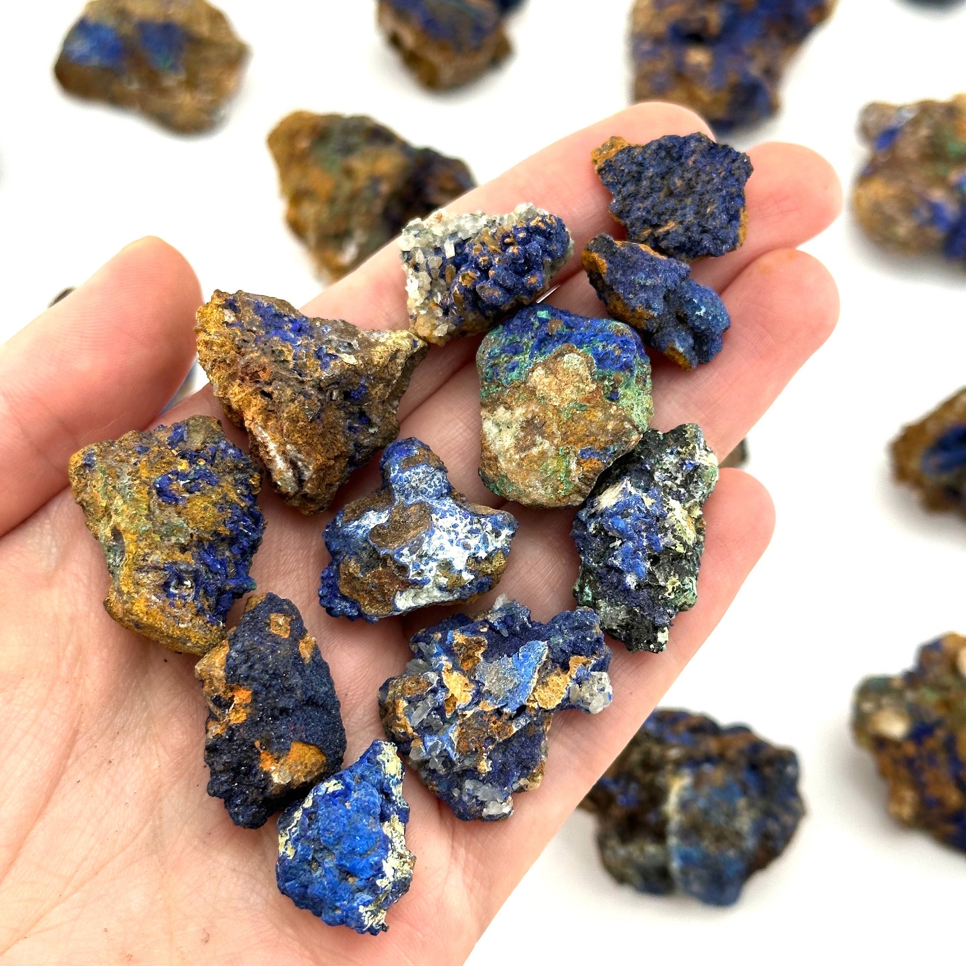 ONE Azurite Cluster (Indonesia) | raw azurite, azurite specimen, sparkly azurite, blue azurite