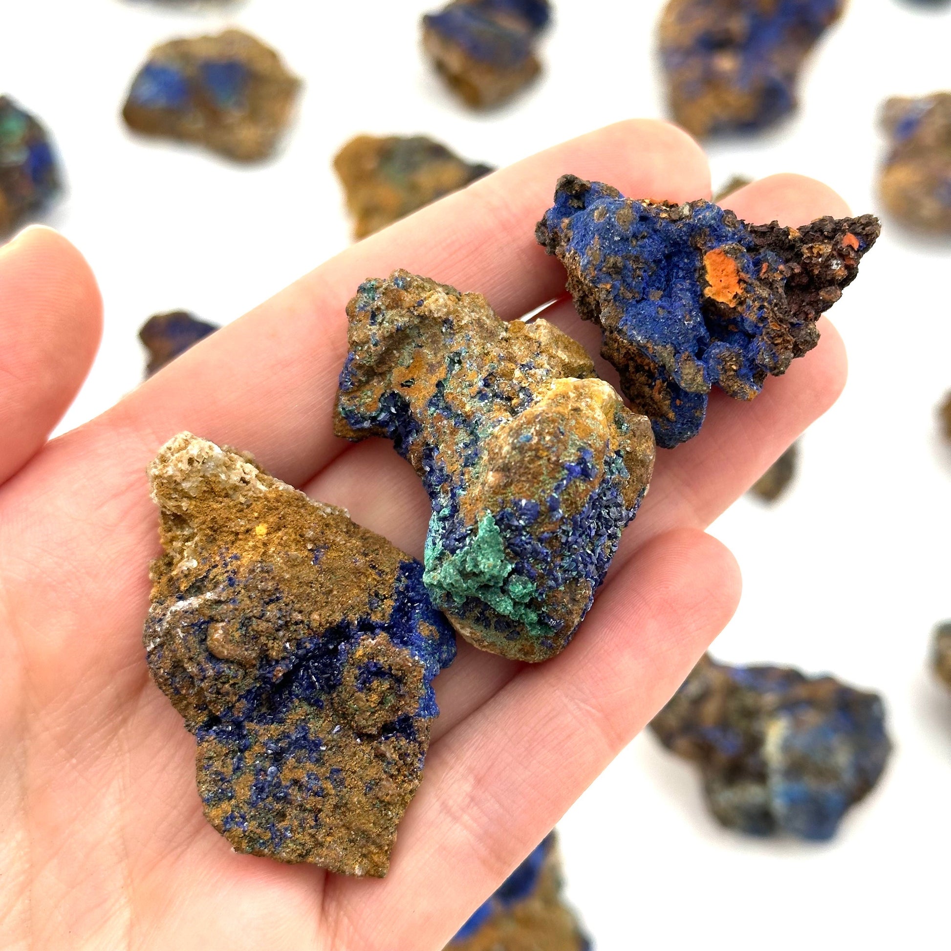 ONE Azurite Cluster (Indonesia) | raw azurite, azurite specimen, sparkly azurite, blue azurite