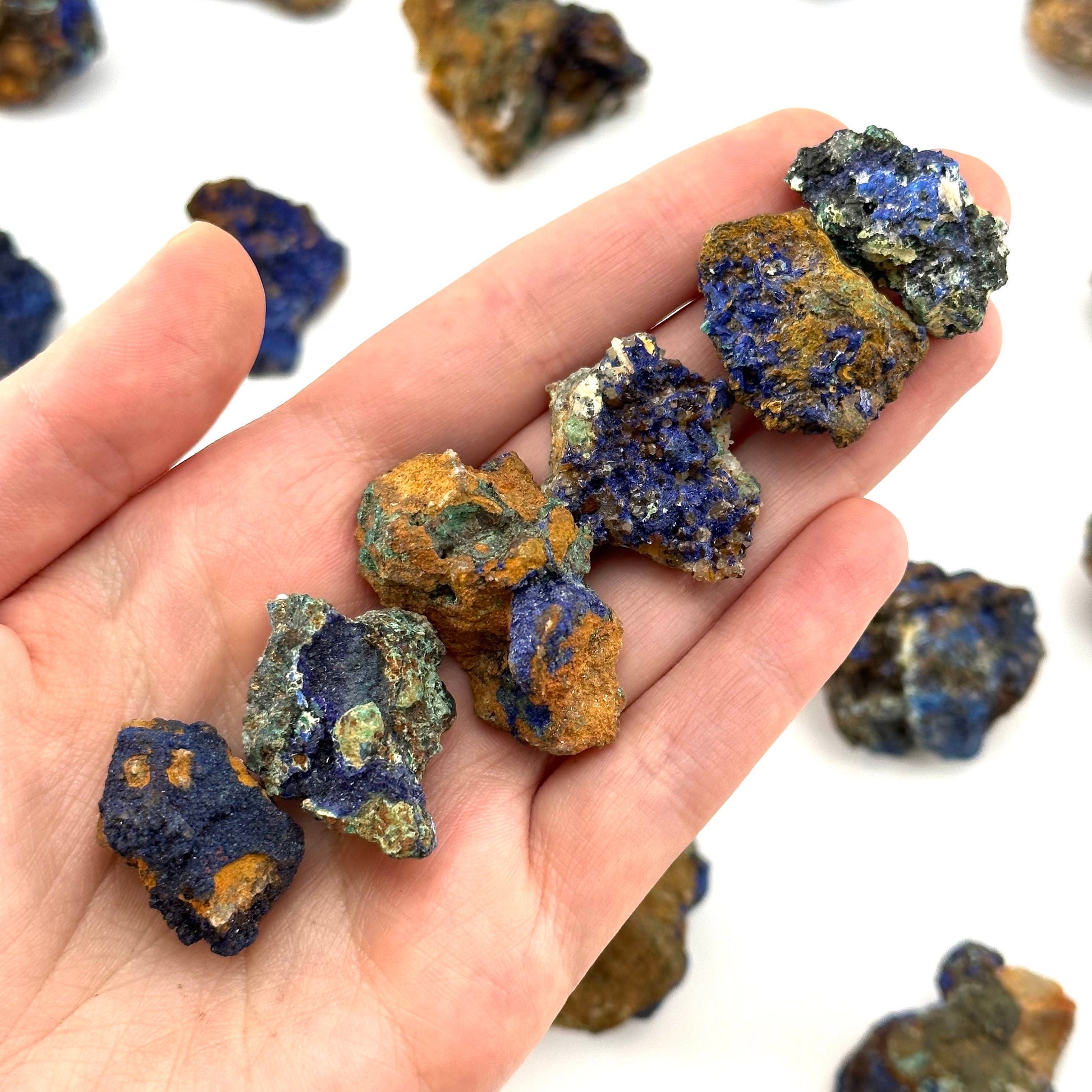 ONE Azurite Cluster (Indonesia) | raw azurite, azurite specimen, sparkly azurite, blue azurite