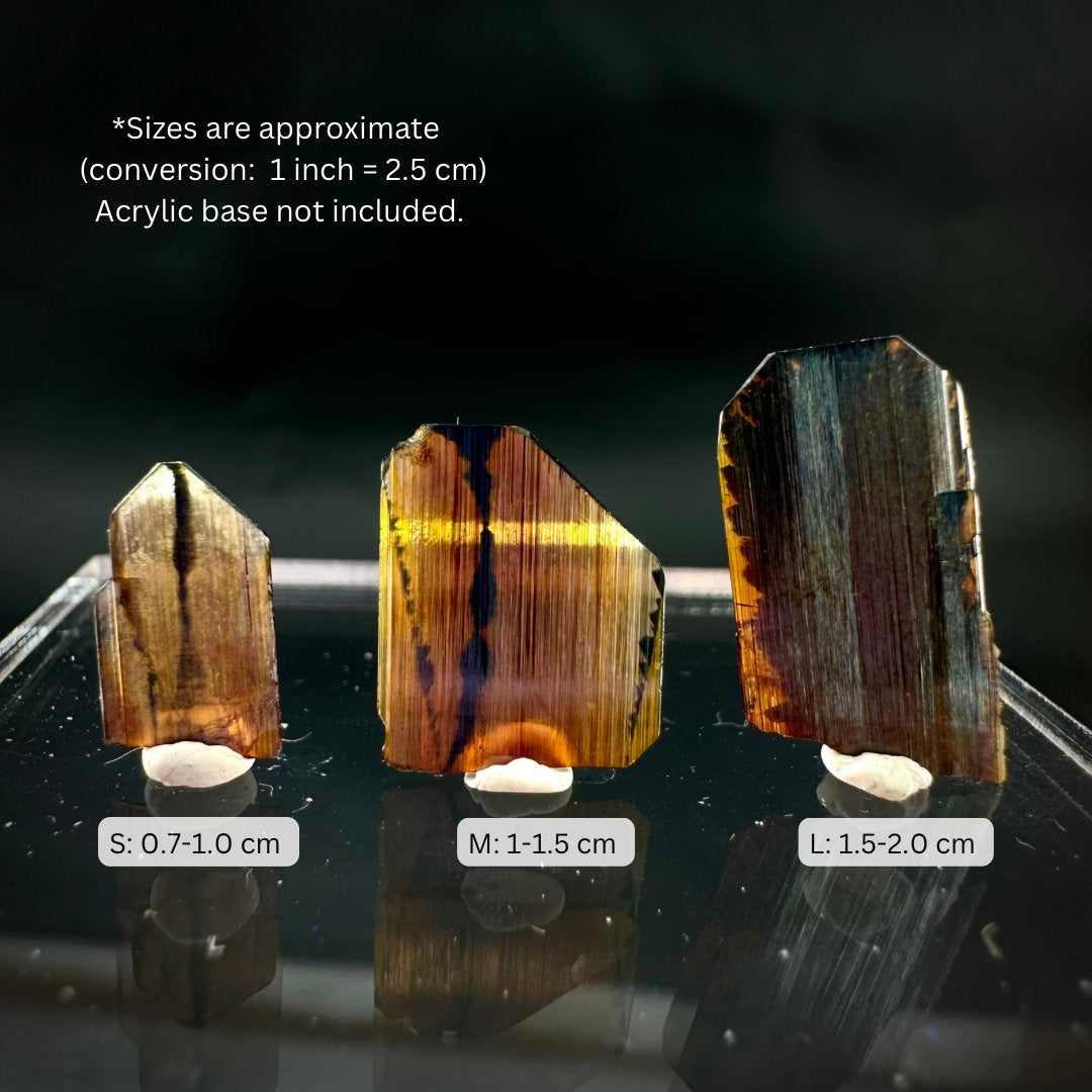 Rare! ONE Brookite Specimen (Pakistan) | Brookite blade, mineral specimen, brookite crystal, rare crystals