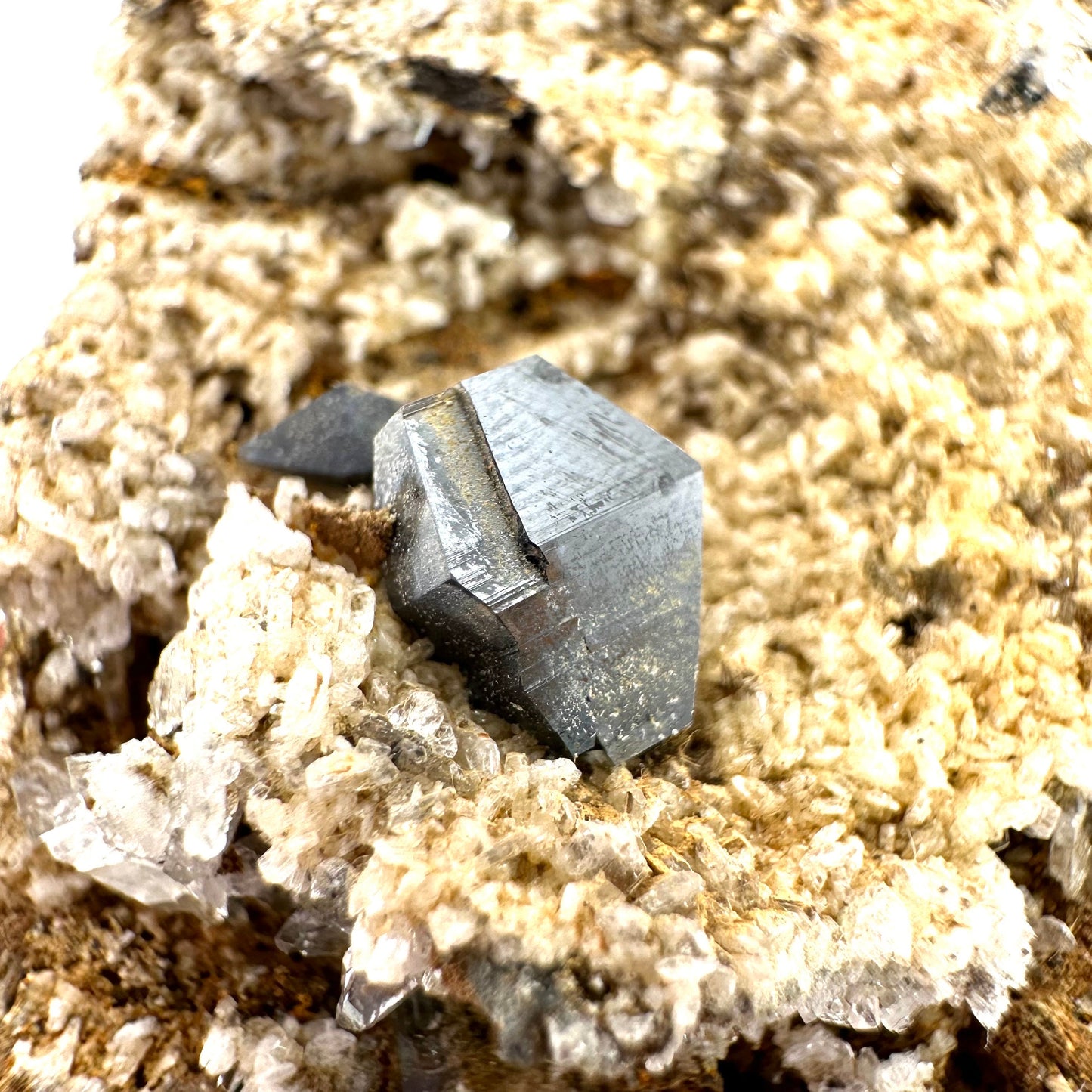Anatase on Matrix with Quartz (Pakistan), anatase crystal, terminated anatase, mineral specimen, rare gems