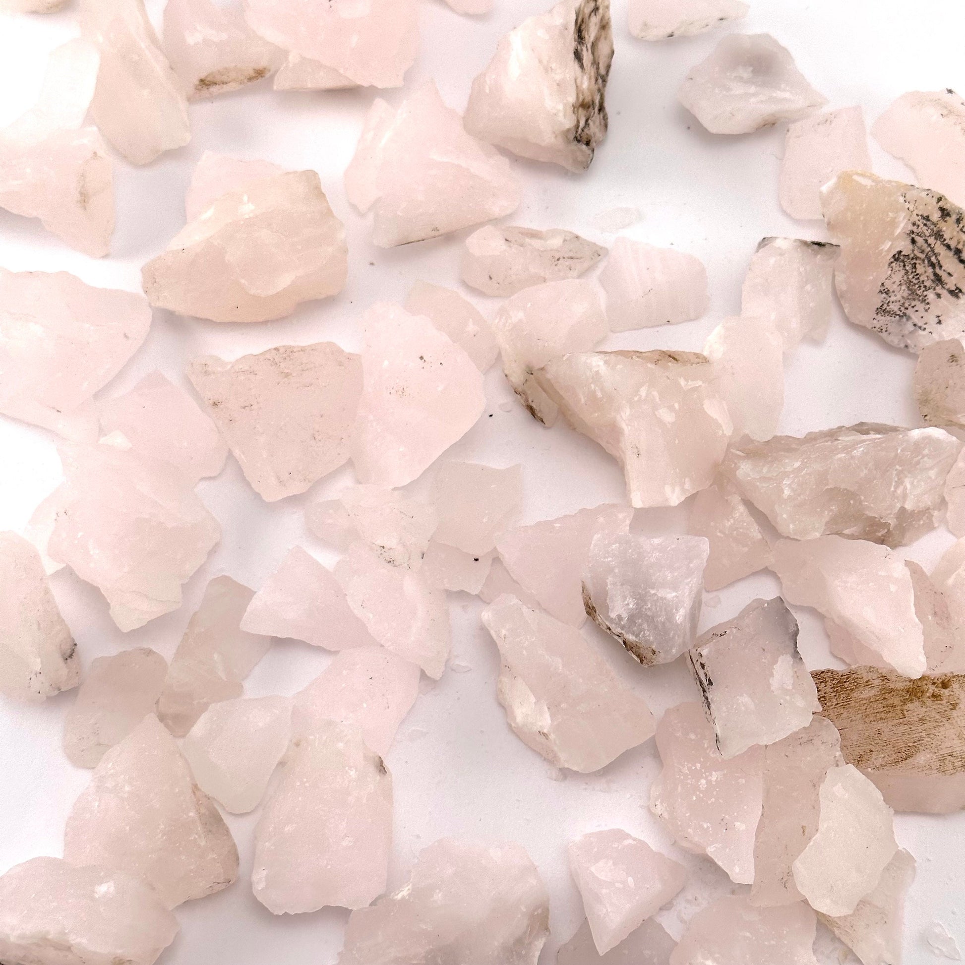 ONE UV-Reactive Mangano Calcite Specimen | raw mangano calcite, pink mangano calcite, fluorescent crystal, mineral specimen
