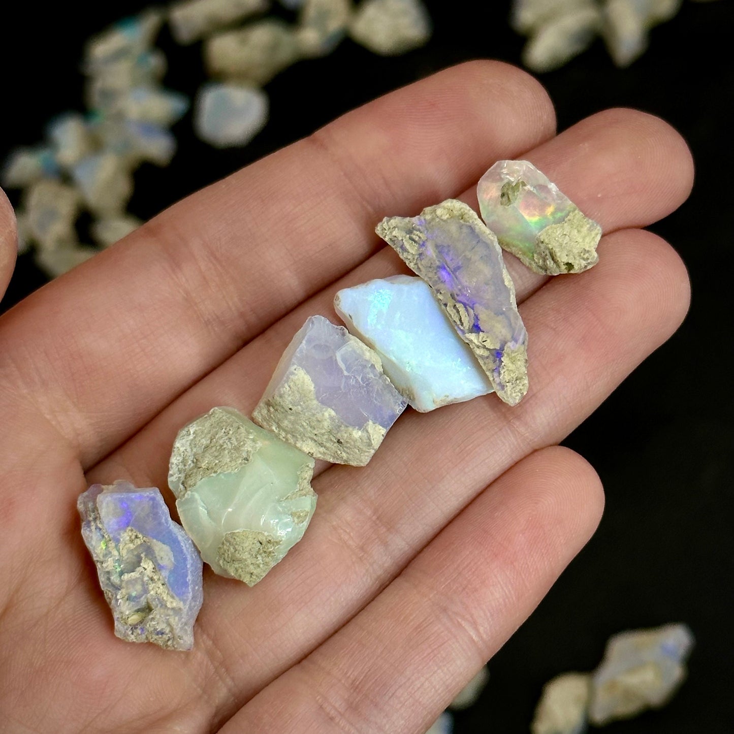 Raw Opal Specimen | natural Ethiopian welo opal crystal