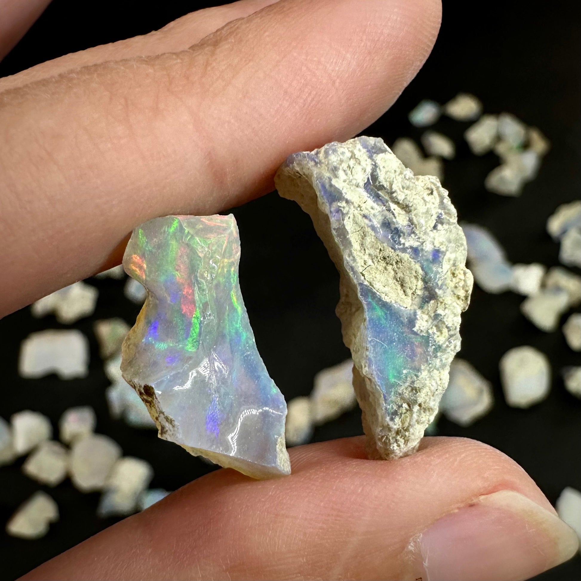 Raw Opal Specimen | natural Ethiopian welo opal crystal