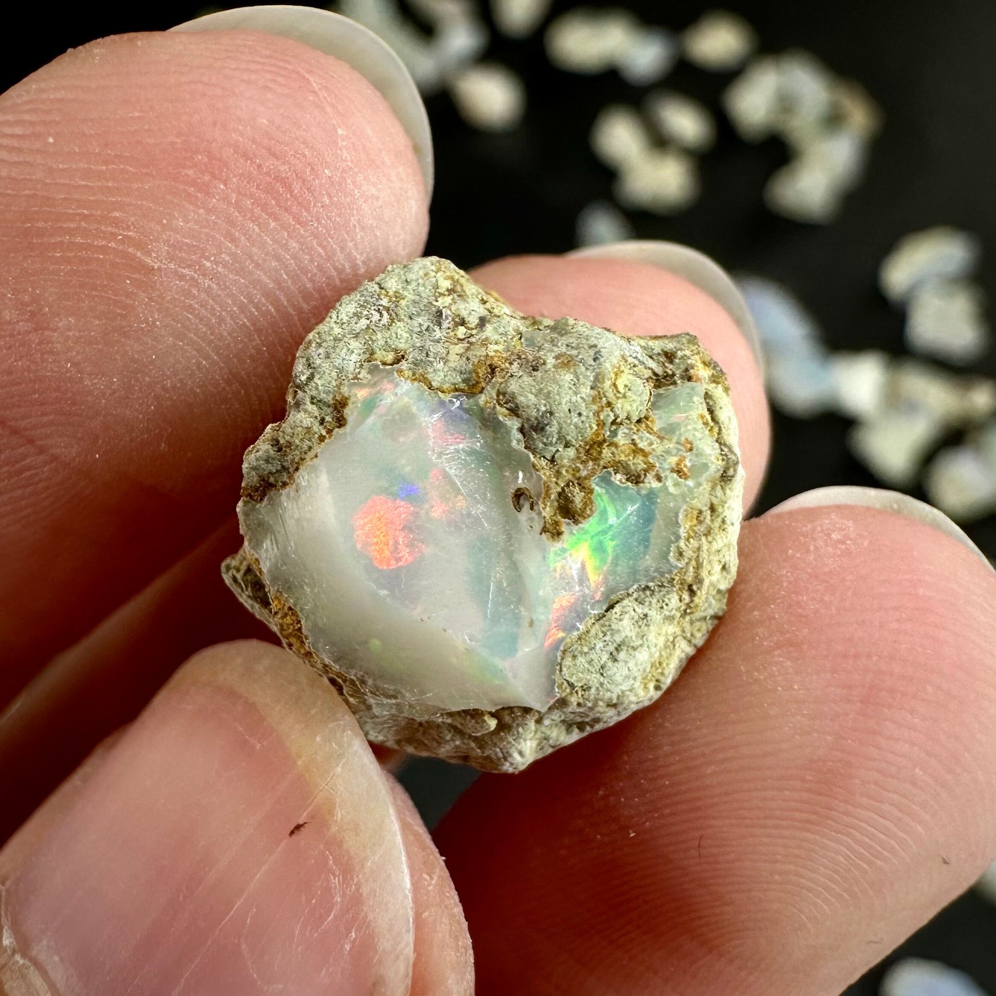 Raw Opal Specimen | natural Ethiopian welo opal crystal