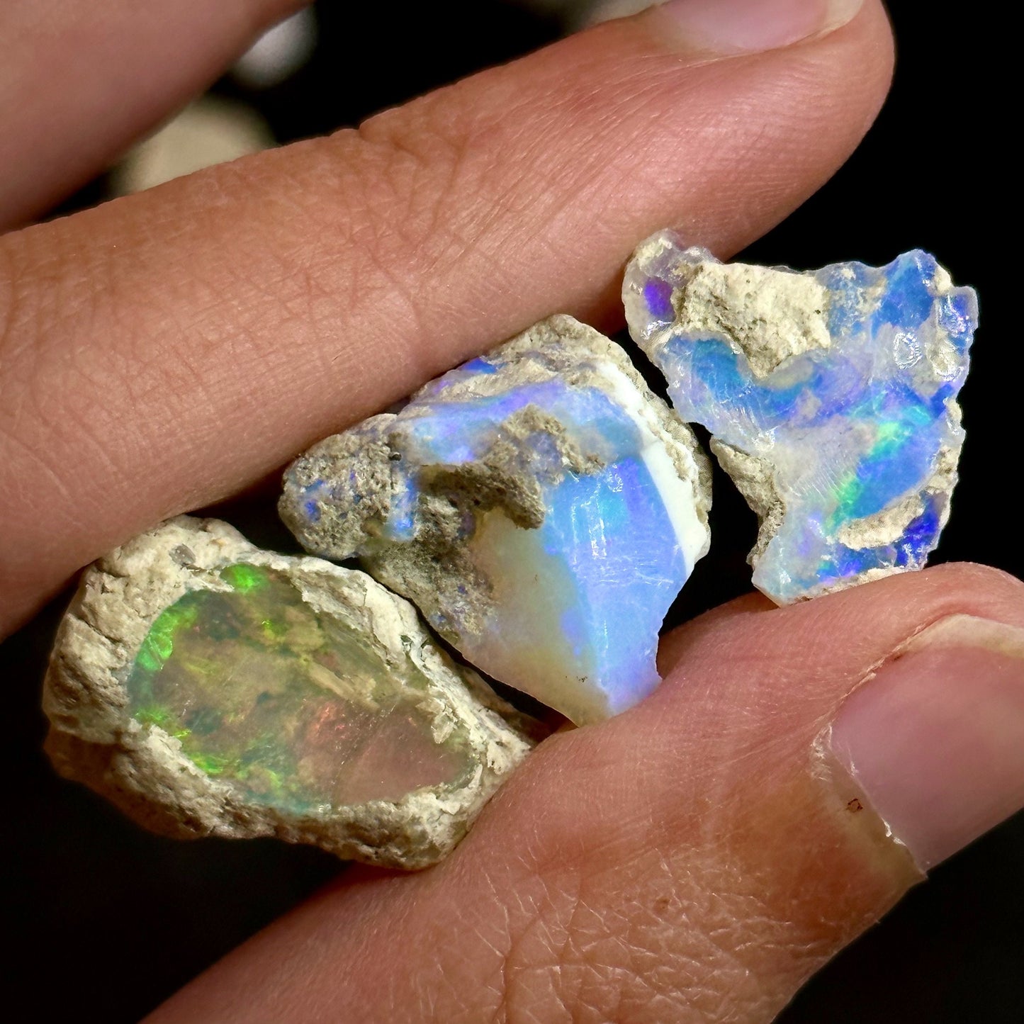 Raw Opal Specimen | natural Ethiopian welo opal crystal