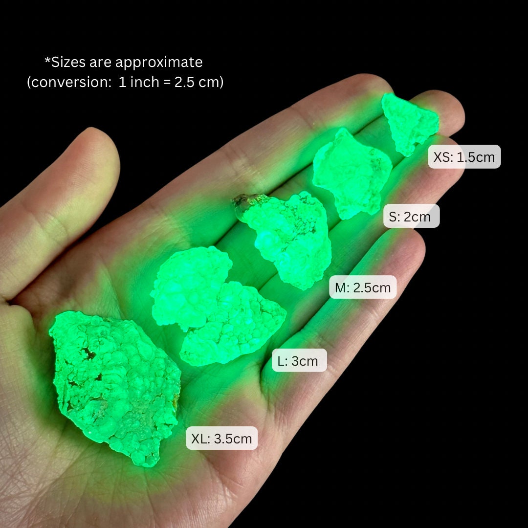 ONE Hyalite Opal (Namibia) | fluorescent hyalite opal, UV reactive hyalite opal, mineral specimen