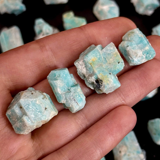 ONE Amazonite Crystal (Colorado, USA) | terminated amazonite, amazonite crystal, mineral specimen, rare crystals