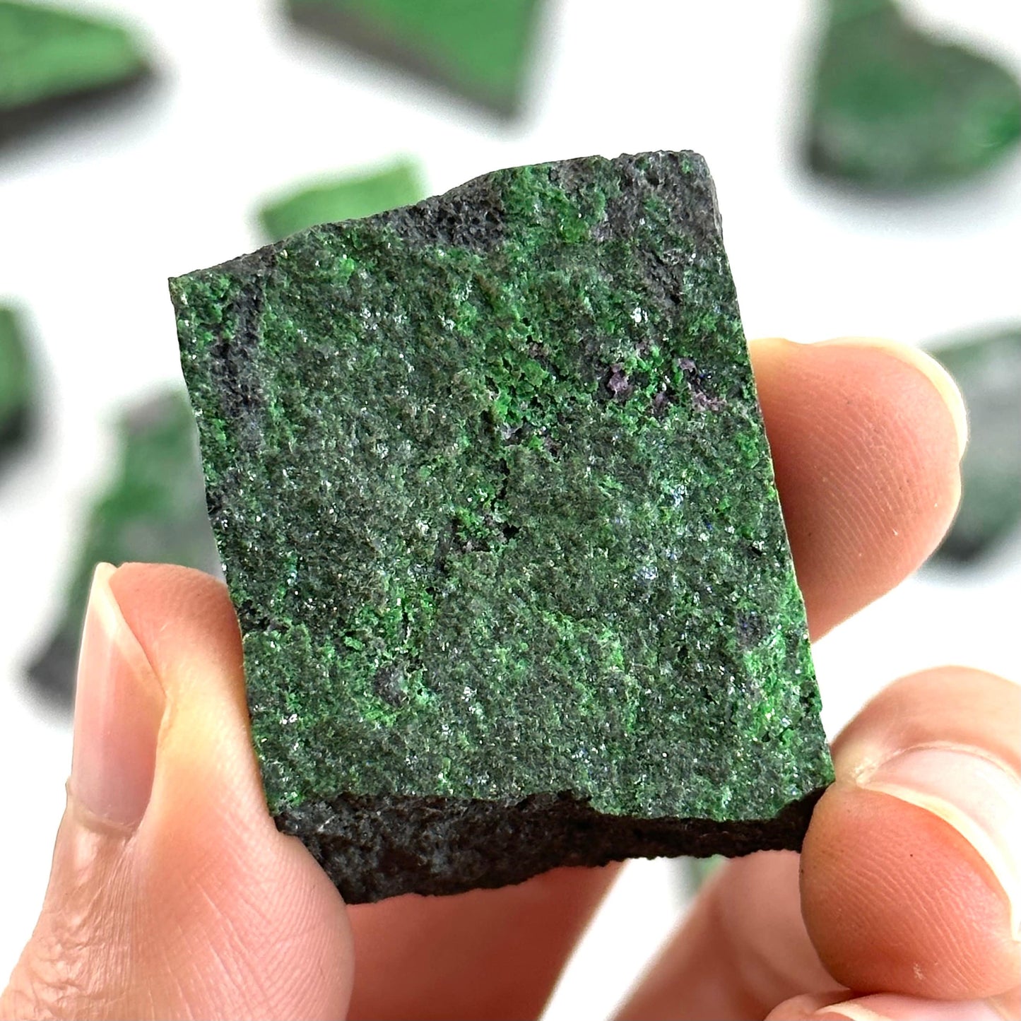 ONE Uvarovite Garnet (Russia) | green garnet, rare minerals, uvarovite garnet crystal, mineral specimen