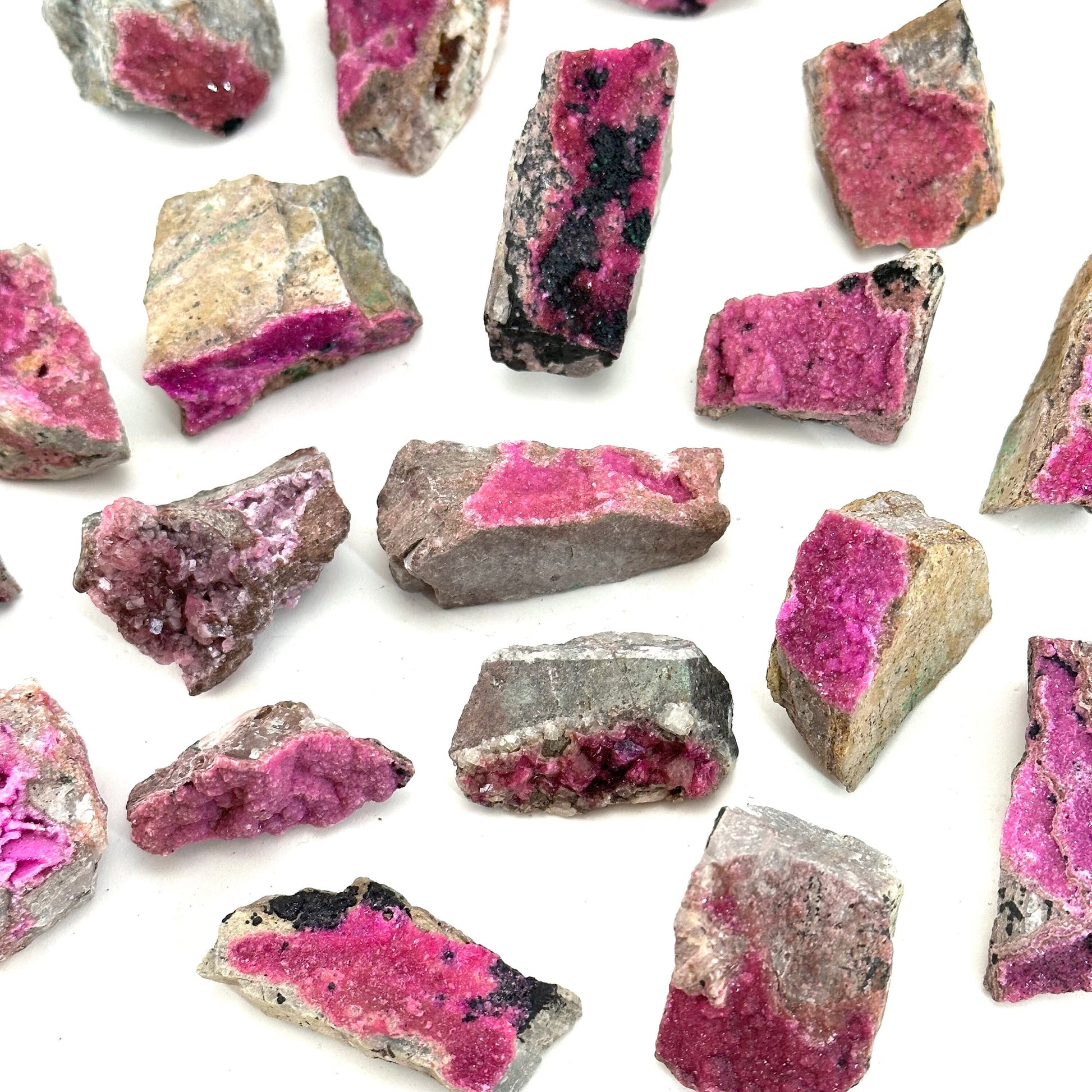 Cobalto Calcite Crystal Cluster | natural pink cobaltoan calcite, raw mineral specimen