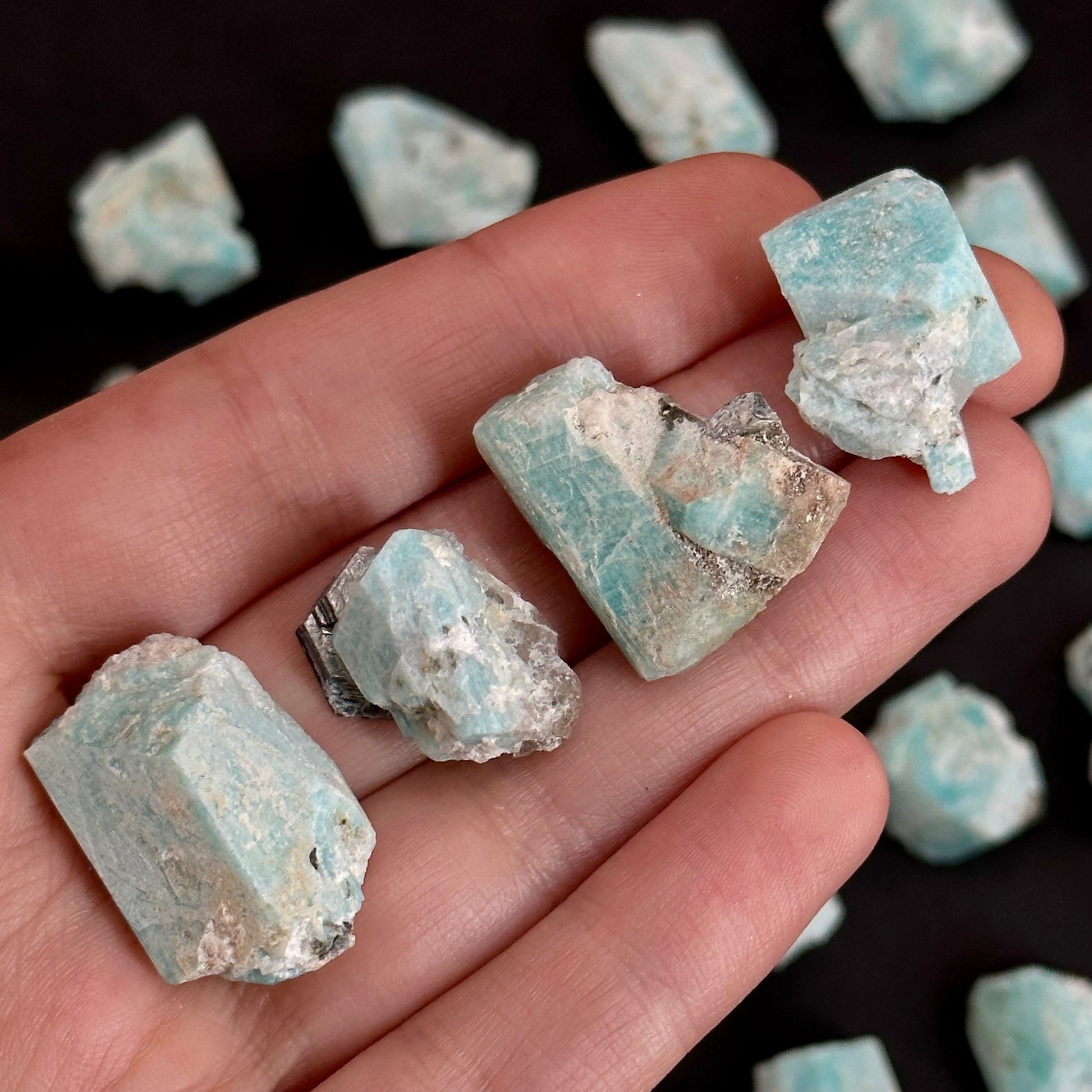 ONE Amazonite Crystal (Colorado, USA) | terminated amazonite, amazonite crystal, mineral specimen, rare crystals